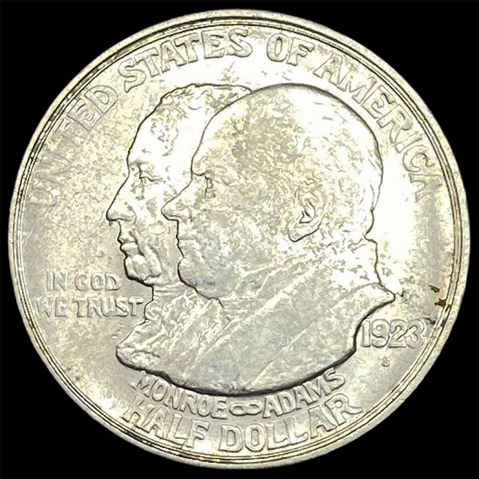 1923-S Silver Monroe Half Dollar UNCIRCULATED (1 of 2)