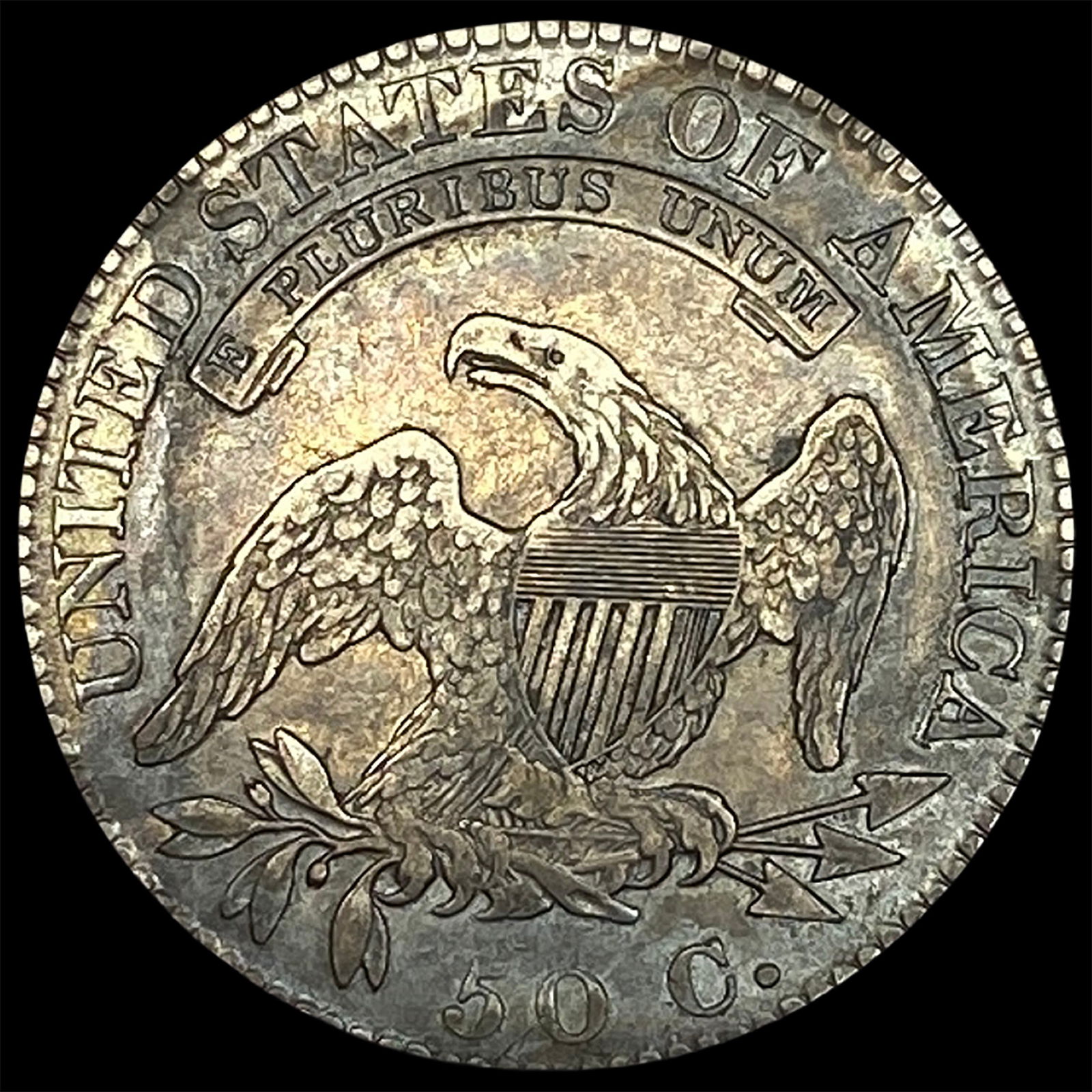 1819 Capped Bust Half Dollar NEARLY UNCIRCULATED - 2