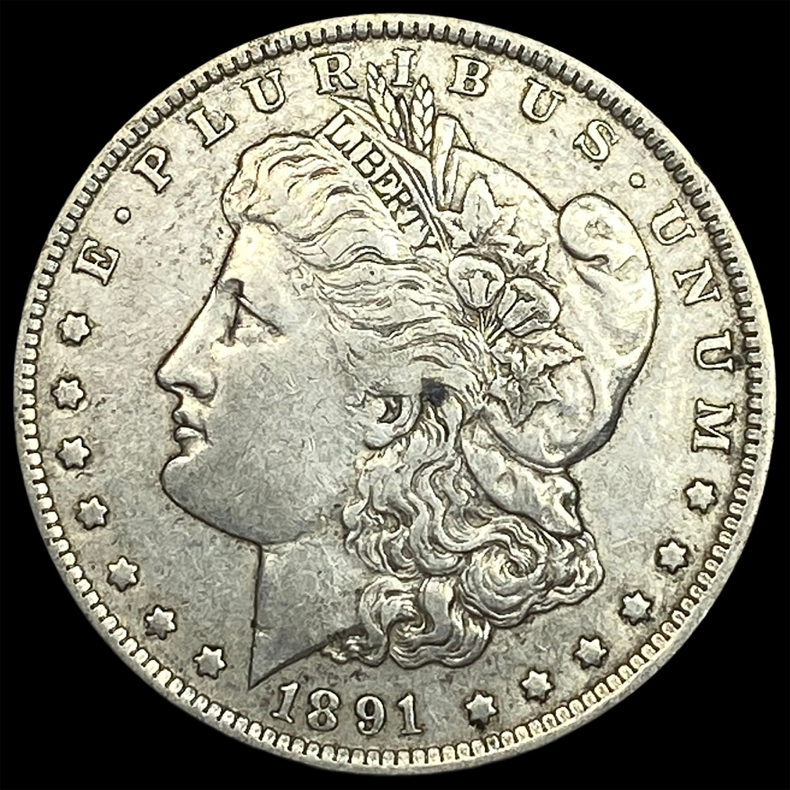 1891 Morgan Silver Dollar NEARLY UNCIRCULATED (1 of 2)