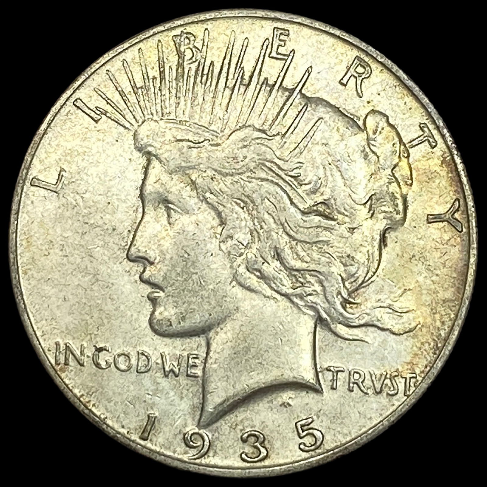 1935 Silver Peace Dollar NEARLY UNCIRCULATED: 1935 Silver Peace Dollar NEARLY UNCIRCULATED