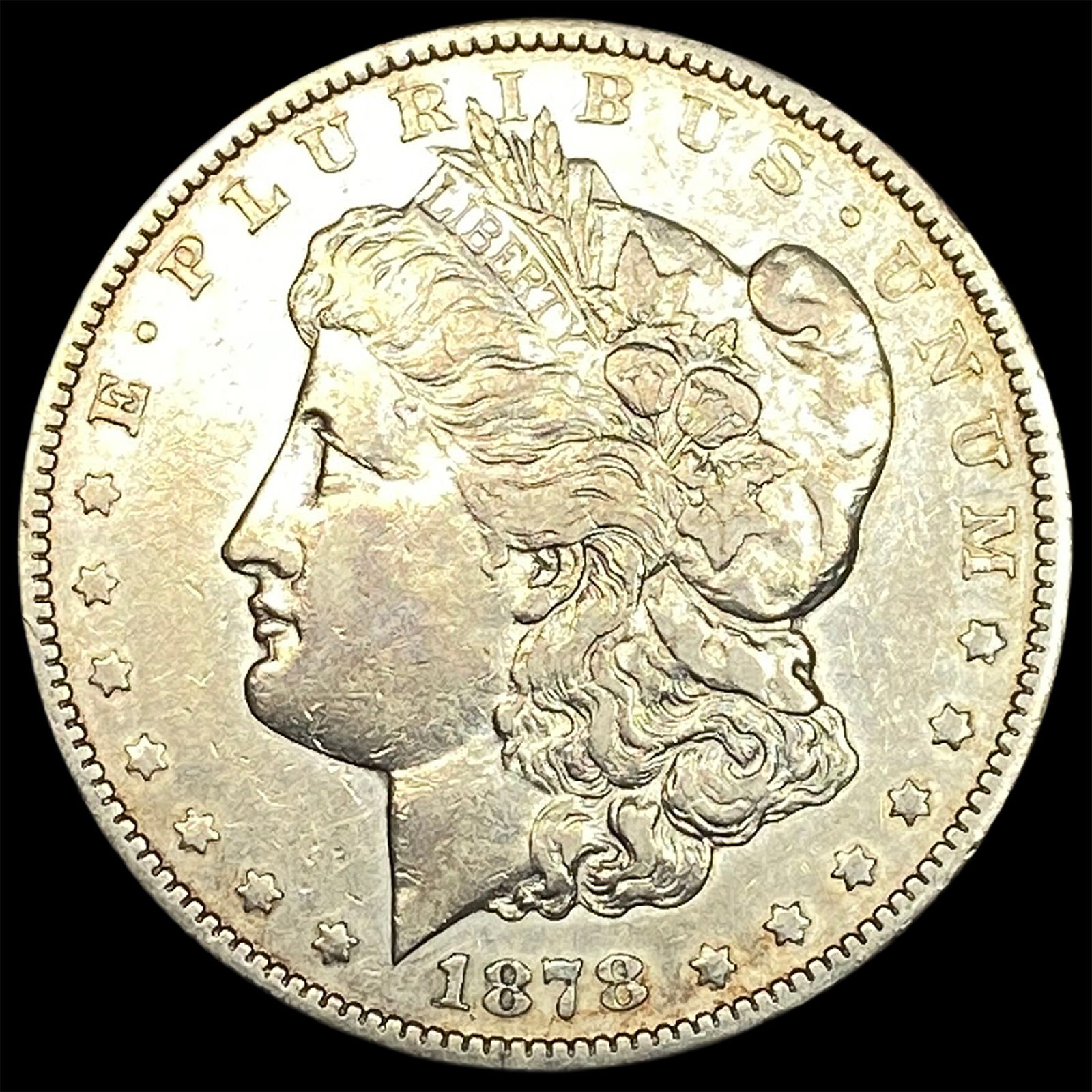 1878-S Silver Morgan Dollar NEARLY UNCIRCULATED (1 of 2)