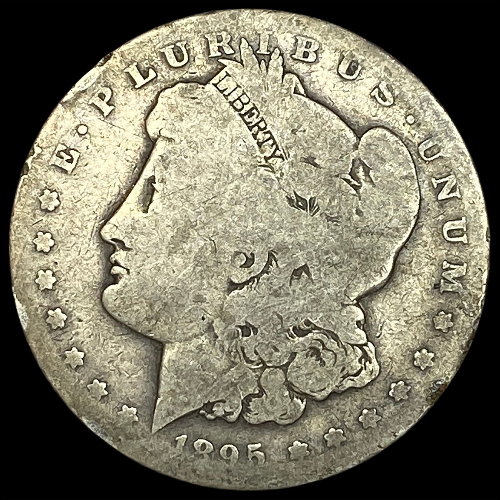 1895-S Silver Morgan Dollar NICELY CIRCULATED (1 of 2)