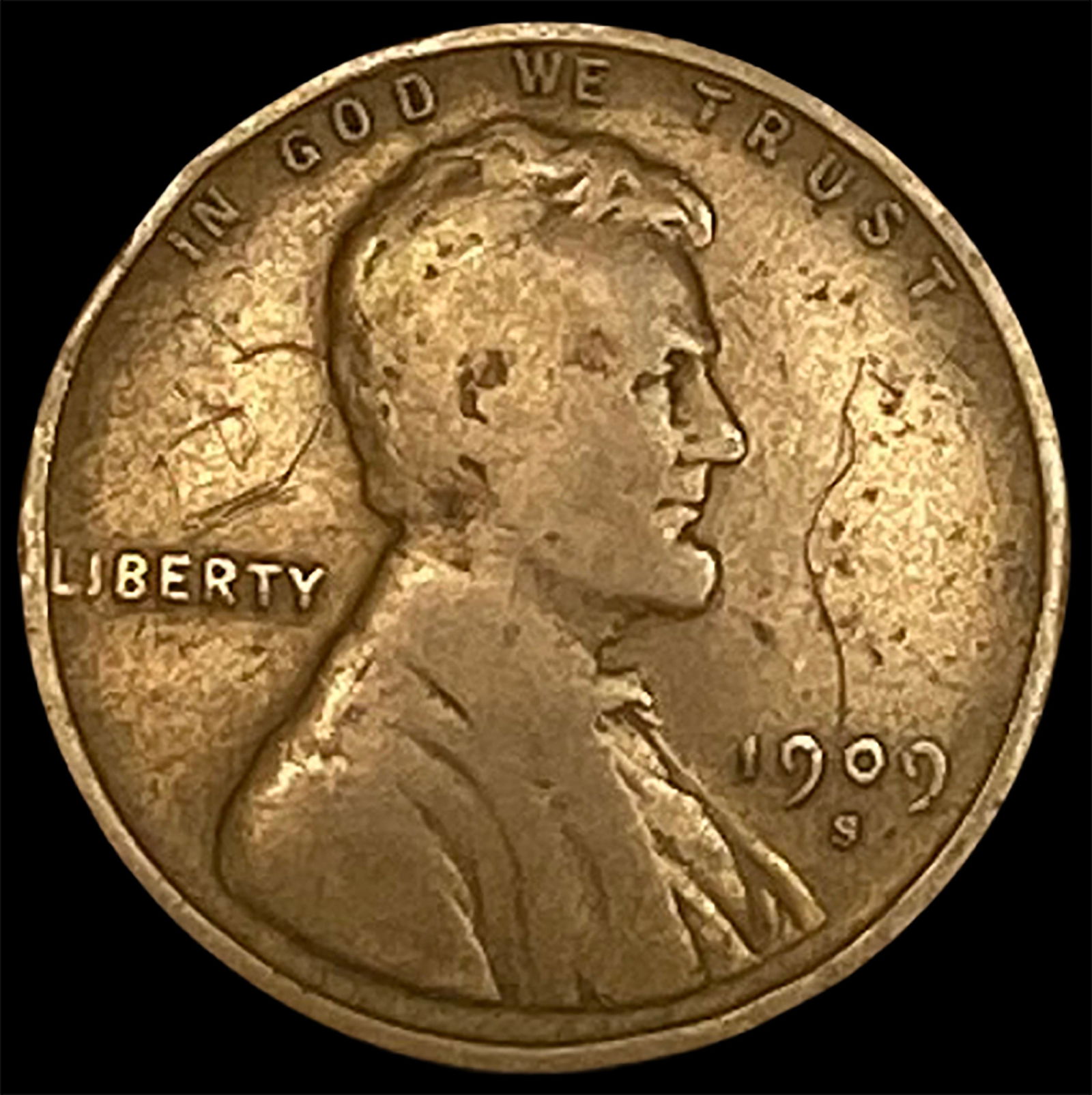 1909-S Lincoln Wheat Cent HIGH GRADE (1 of 2)