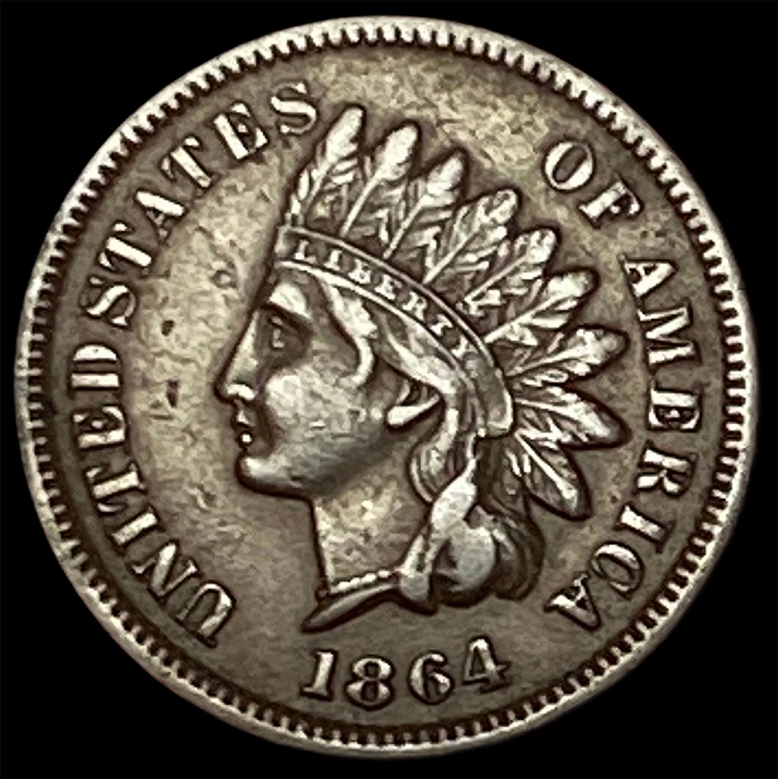 1864 Indian Head Cent CLOSELY UNCIRCULATED (1 of 2)