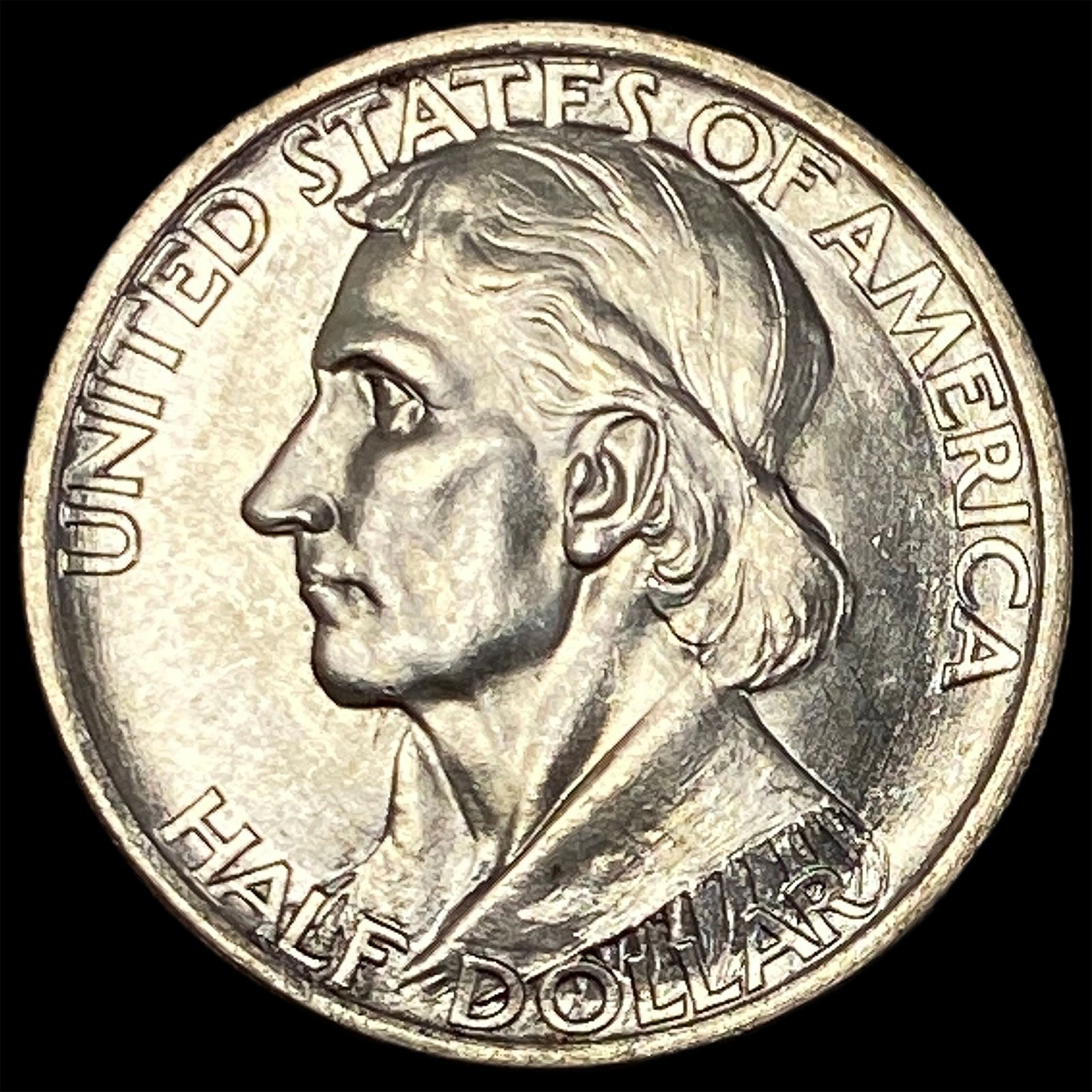 1936 Silver Boone Half Dollar GEM BU (1 of 2)