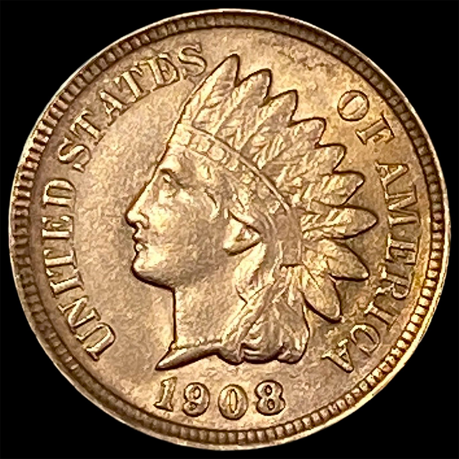 1908 Indian Head Cent UNCIRCULATED (1 of 2)