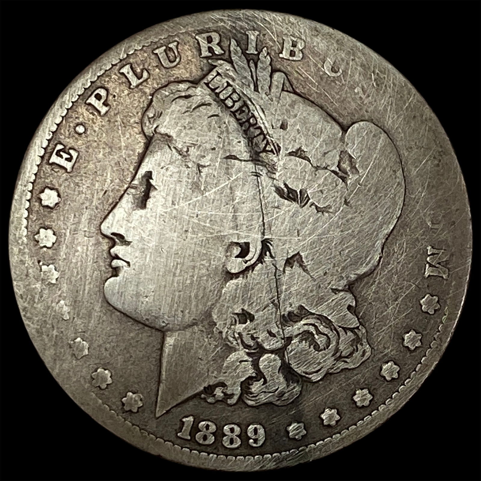 1889-CC Silver Morgan Dollar NICELY CIRCULATED (1 of 2)