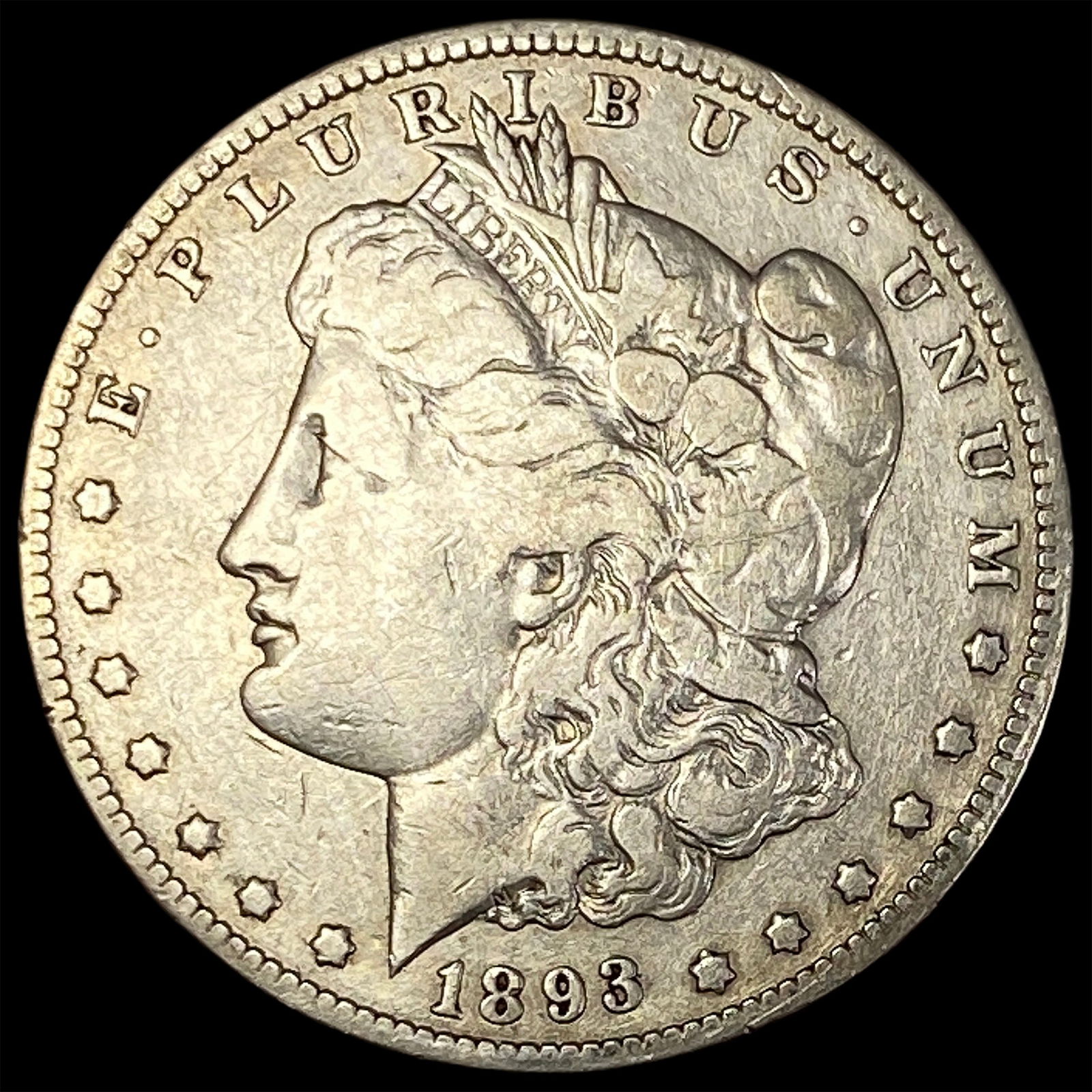 1893 Silver Morgan Dollar NICELY CIRCULATED (1 of 2)