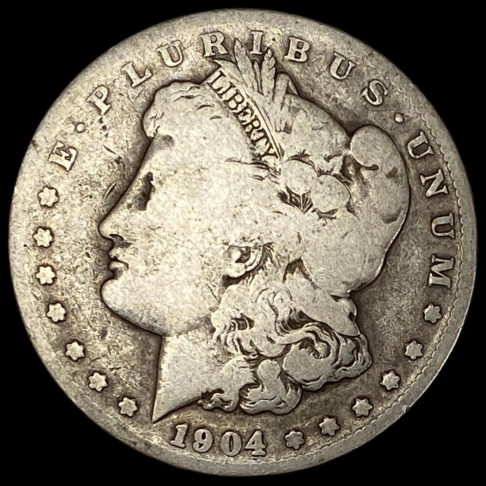1904-S Silver Morgan Dollar NICELY CIRCULATED (1 of 2)