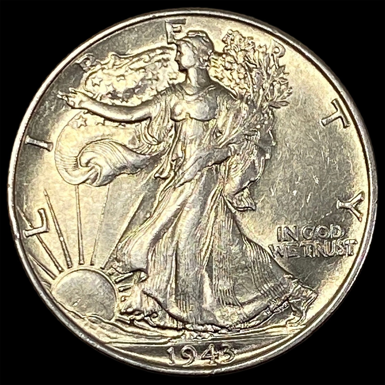1943 Silver Walking Liberty Half Dollar UNCIRCULATED (1 of 2)