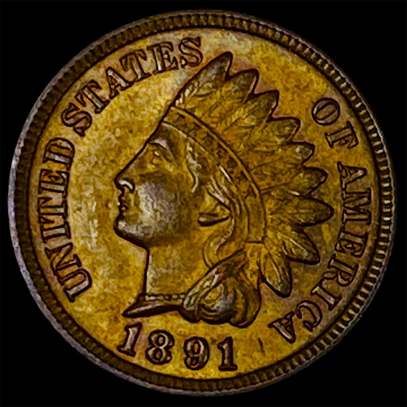 1891 Indian Head Cent UNCIRCULATED (1 of 2)