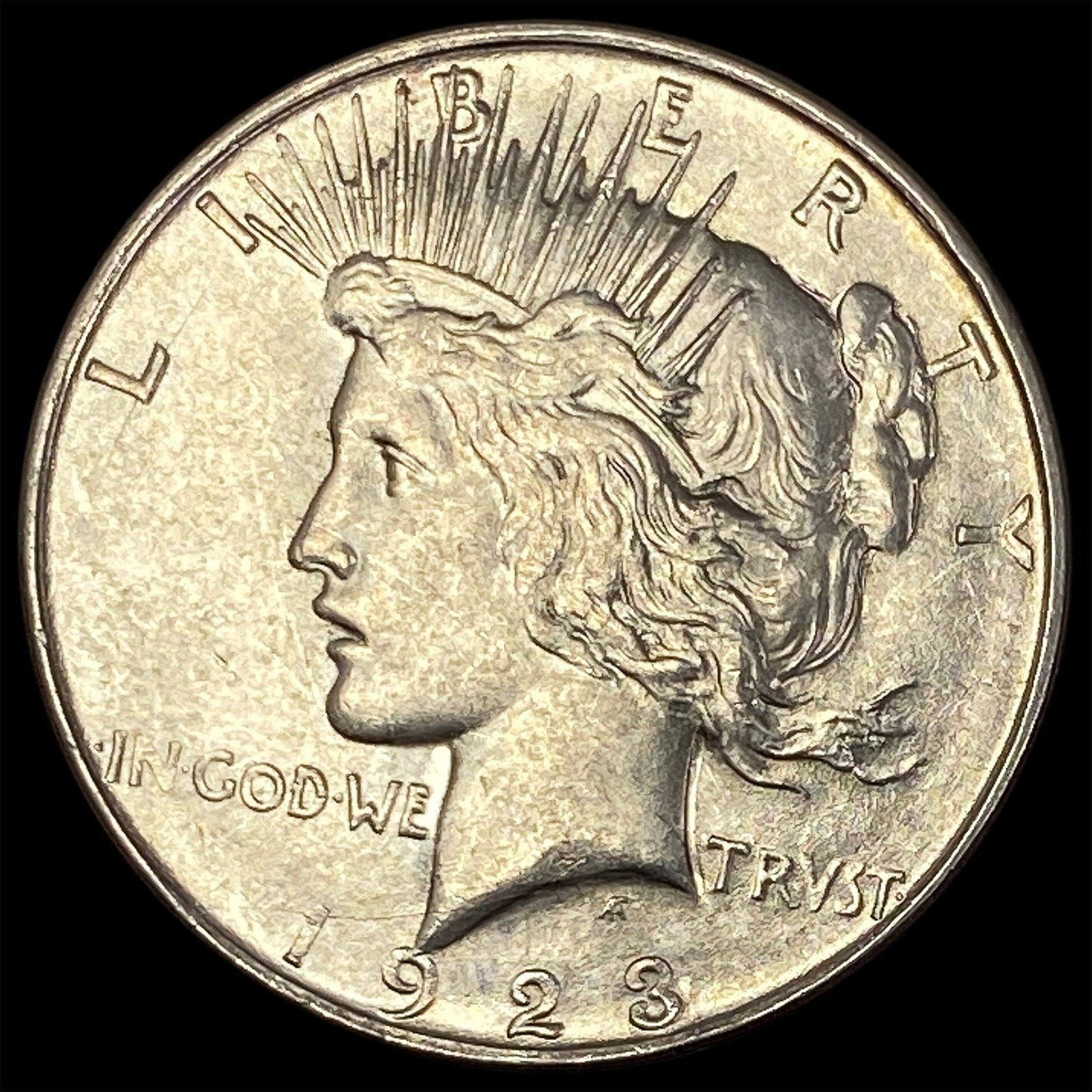 1923 Silver Peace Dollar CHOICE AU (1 of 2)