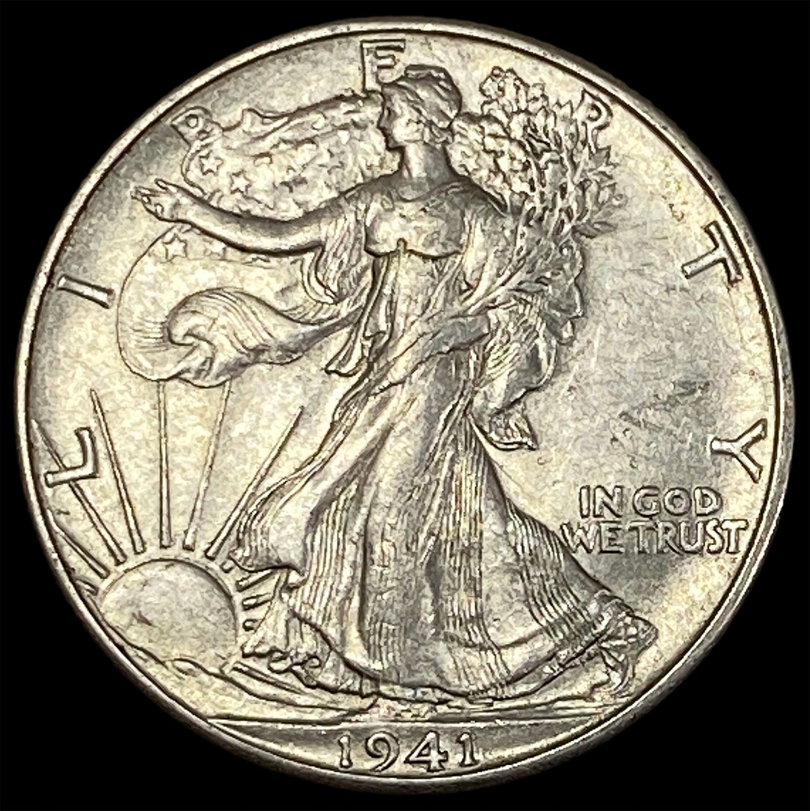 1941-D Silver Walking Liberty Half Dollar UNCIRCULATED (1 of 2)