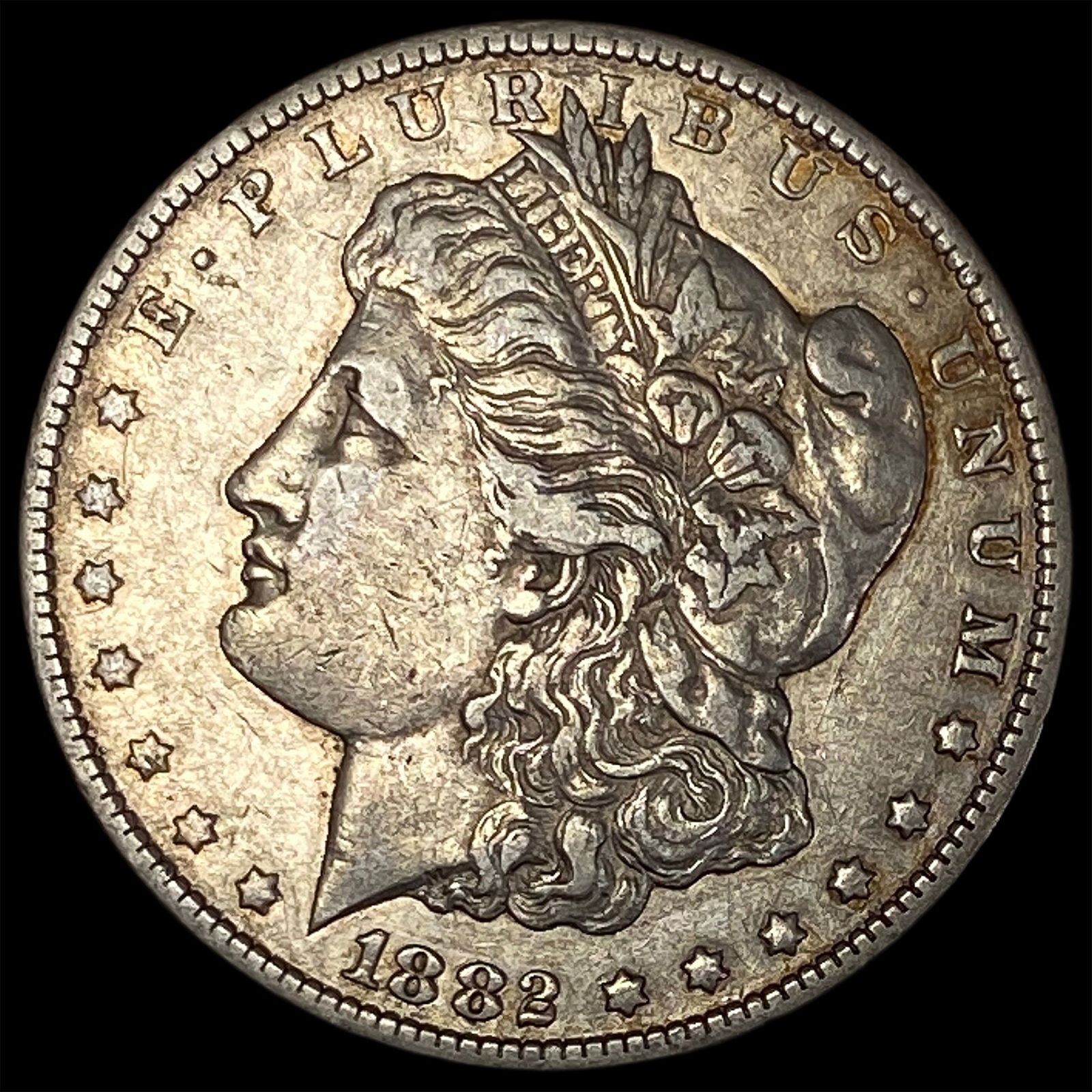 1882-CC Silver Morgan Dollar NEARLY UNCIRCULATED (1 of 2)
