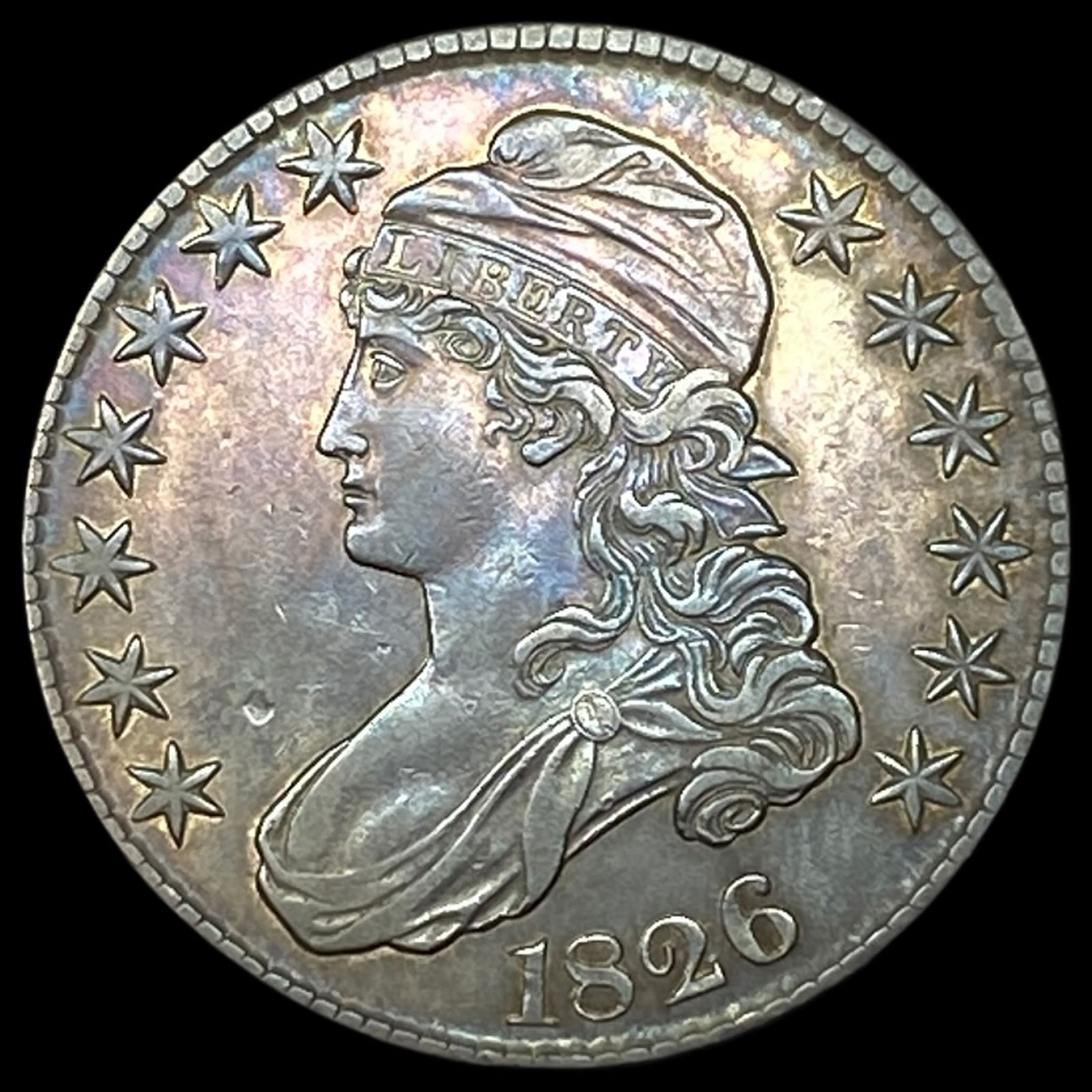 1826 Capped Bust Half Dollar NEARLY UNCIRCULATED (1 of 2)