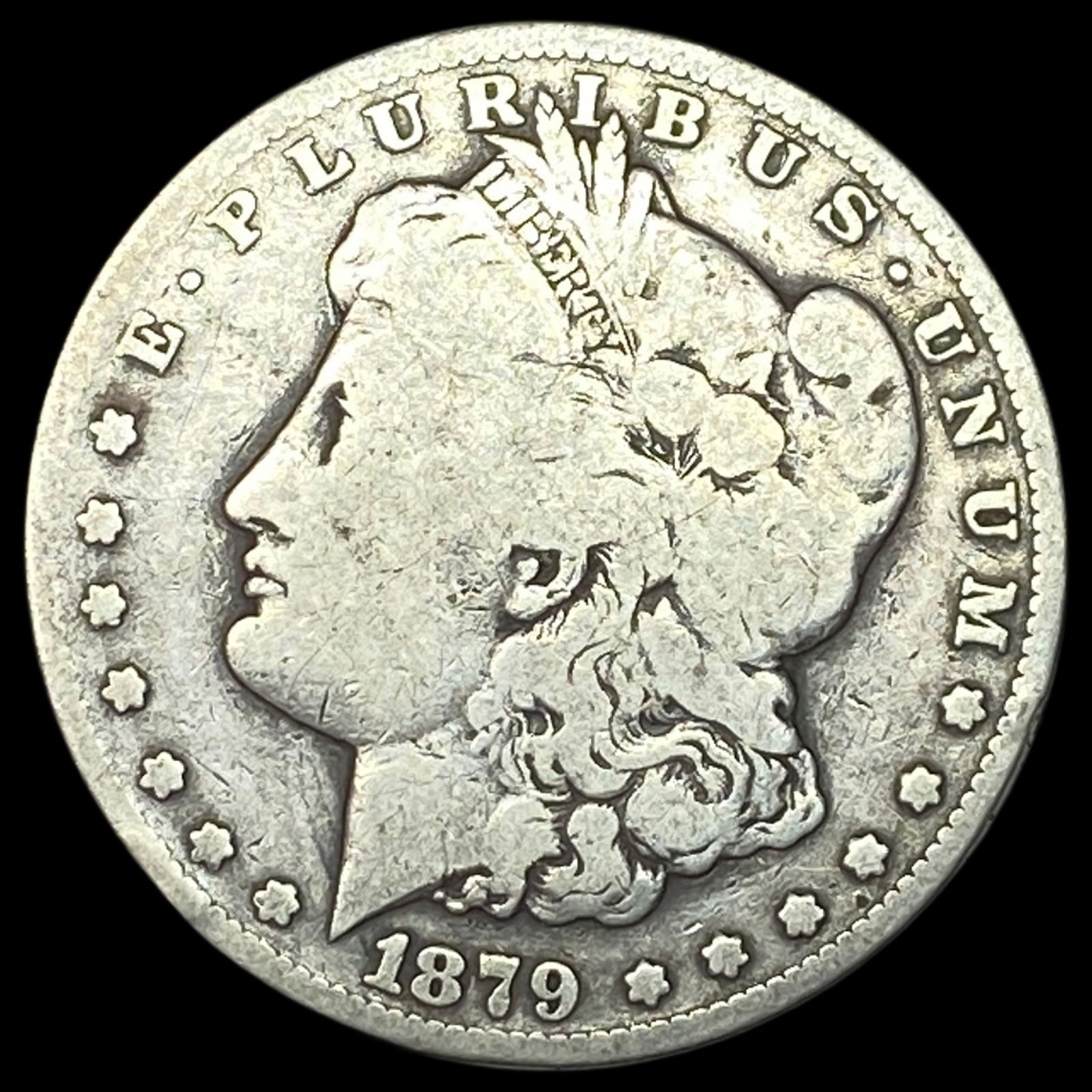 1879-CC Silver Morgan Dollar NICELY CIRCULATED: 1879-CC Silver Morgan Dollar NICELY CIRCULATED