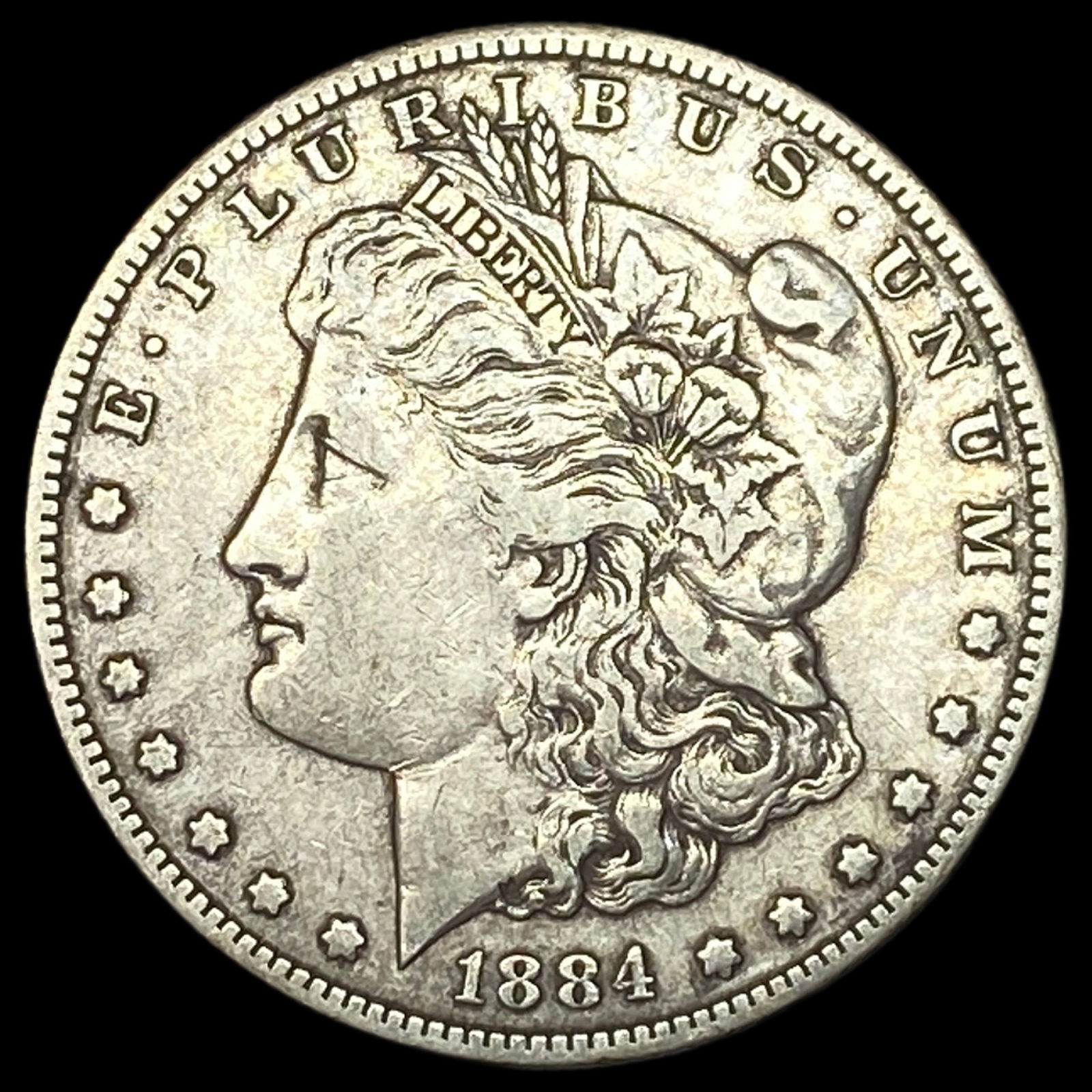 1884-S Silver Morgan Dollar NEARLY UNCIRCULATED (1 of 2)