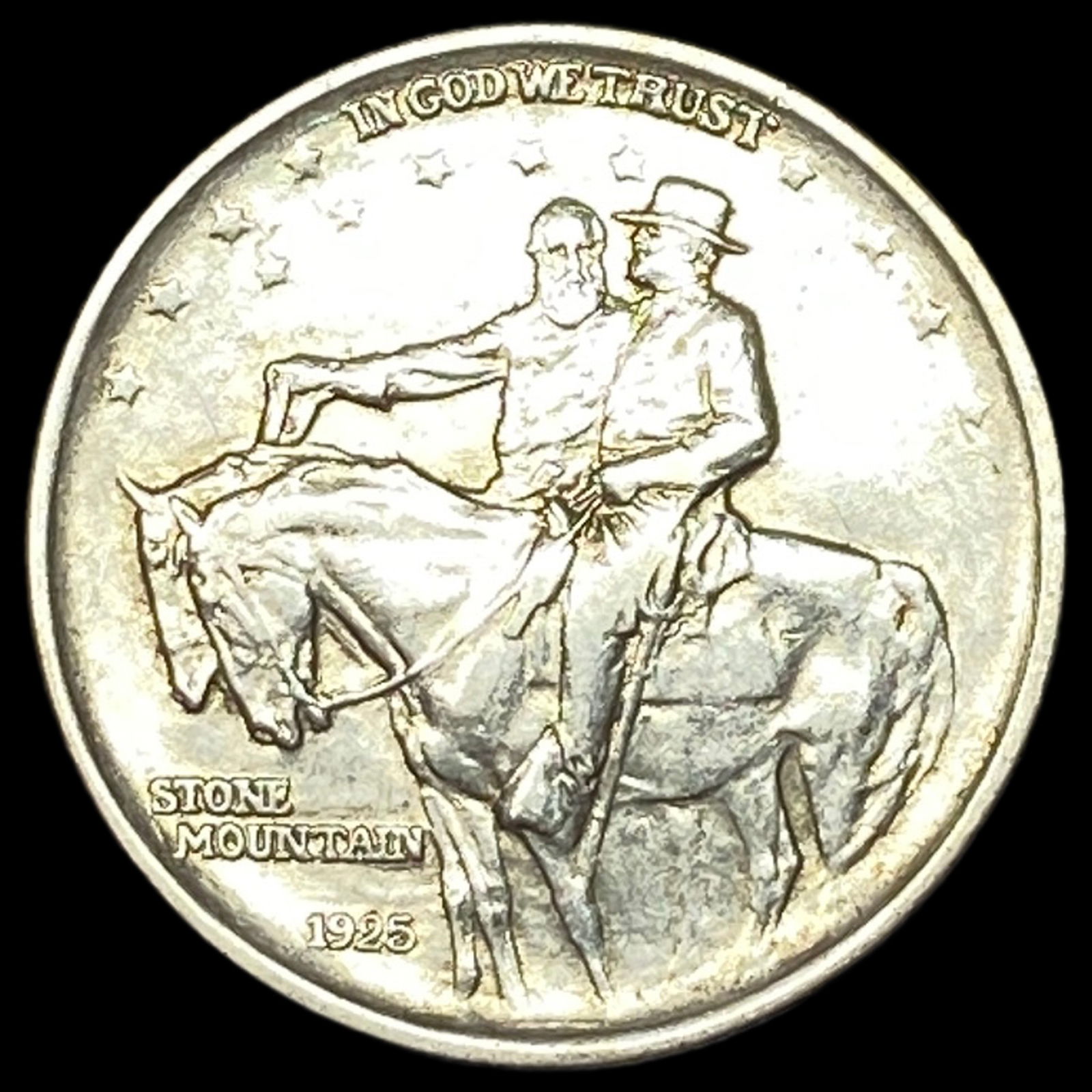 1925 Silver Stone Mountain Half Dollar CLOSELY UNCIRCULATED (1 of 2)