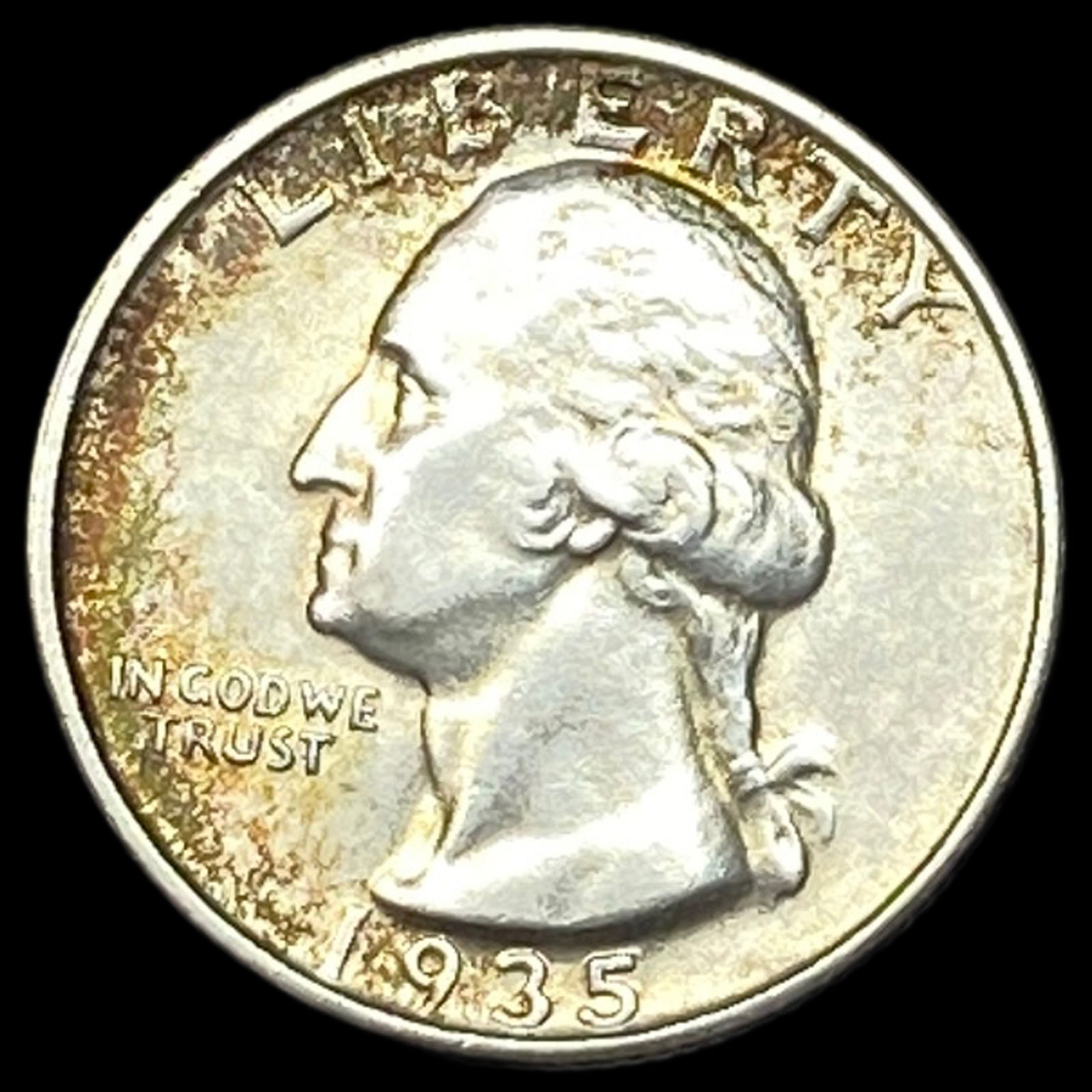 1935-S Silver Washington Quarter CLOSELY UNCIRCULATED (1 of 2)