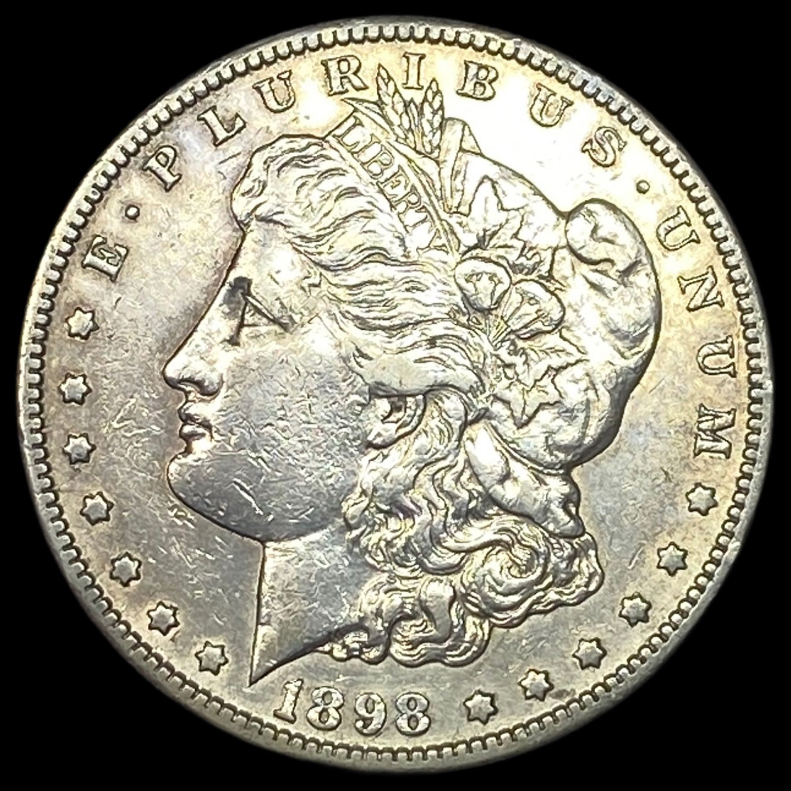 1898-S Silver Morgan Dollar NEARLY UNCIRCULATED (1 of 2)