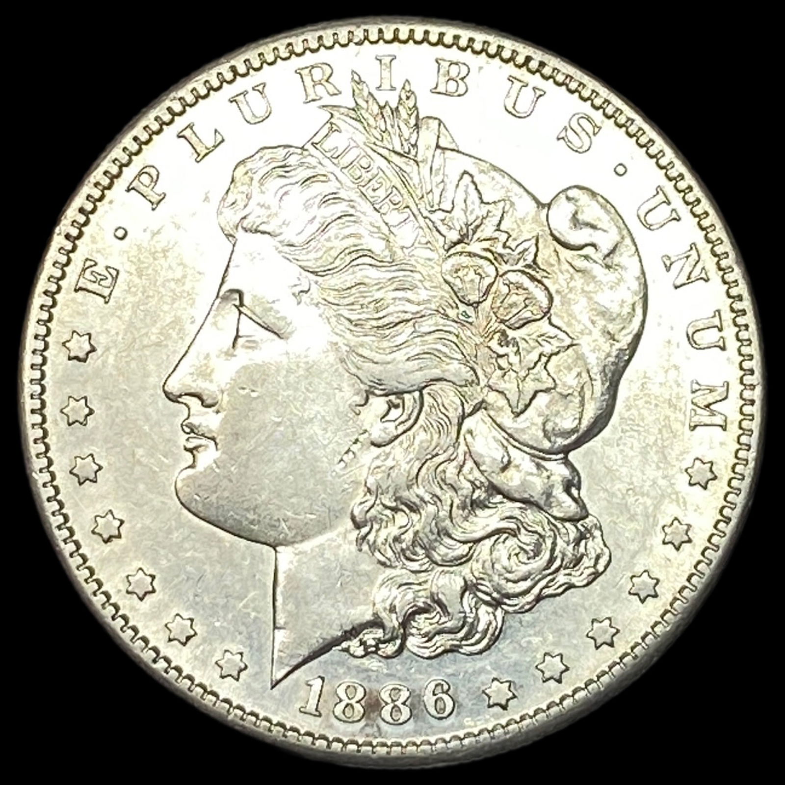 1886-S Silver Morgan Dollar CLOSELY UNCIRCULATED (1 of 2)