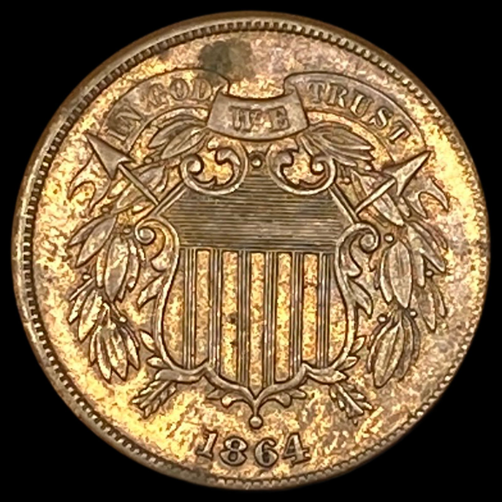 1864 Copper Two-Cent Piece UNCIRCULATED (1 of 2)
