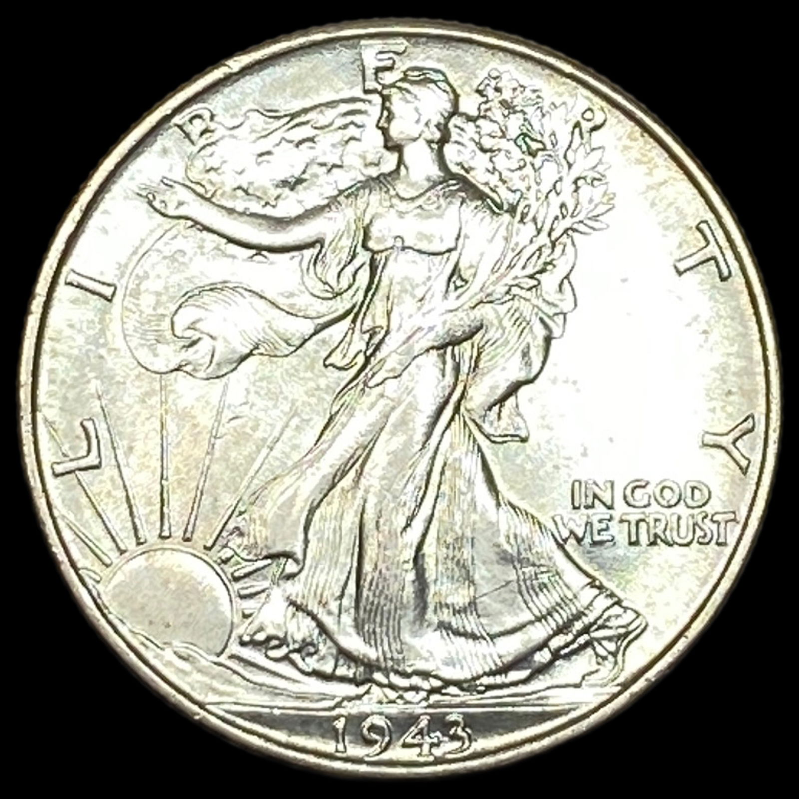 1943 Silver Walking Liberty Half Dollar UNCIRCULATED (1 of 2)