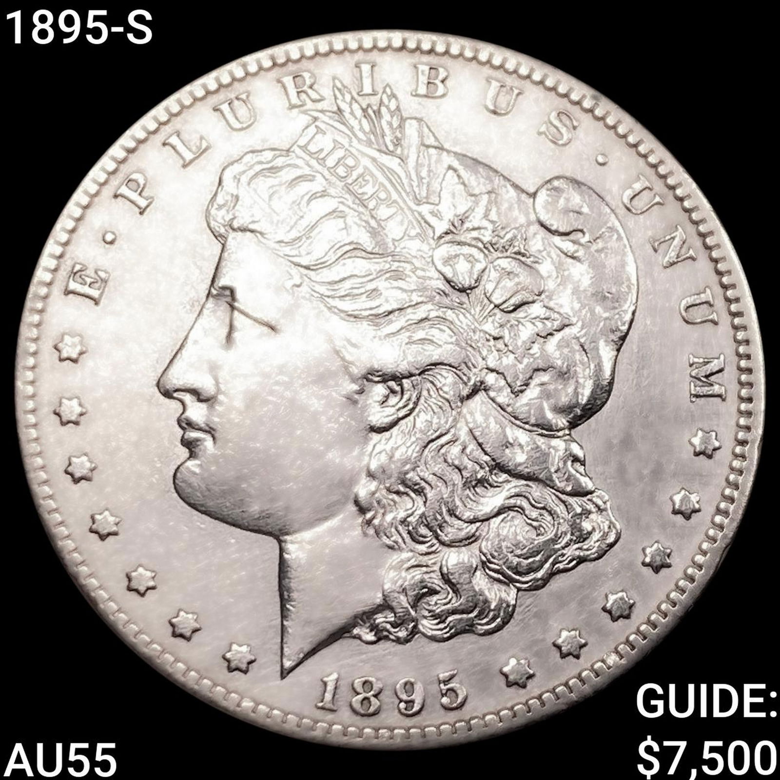 1895-S Morgan Silver Dollar HIGH GRADE (1 of 2)