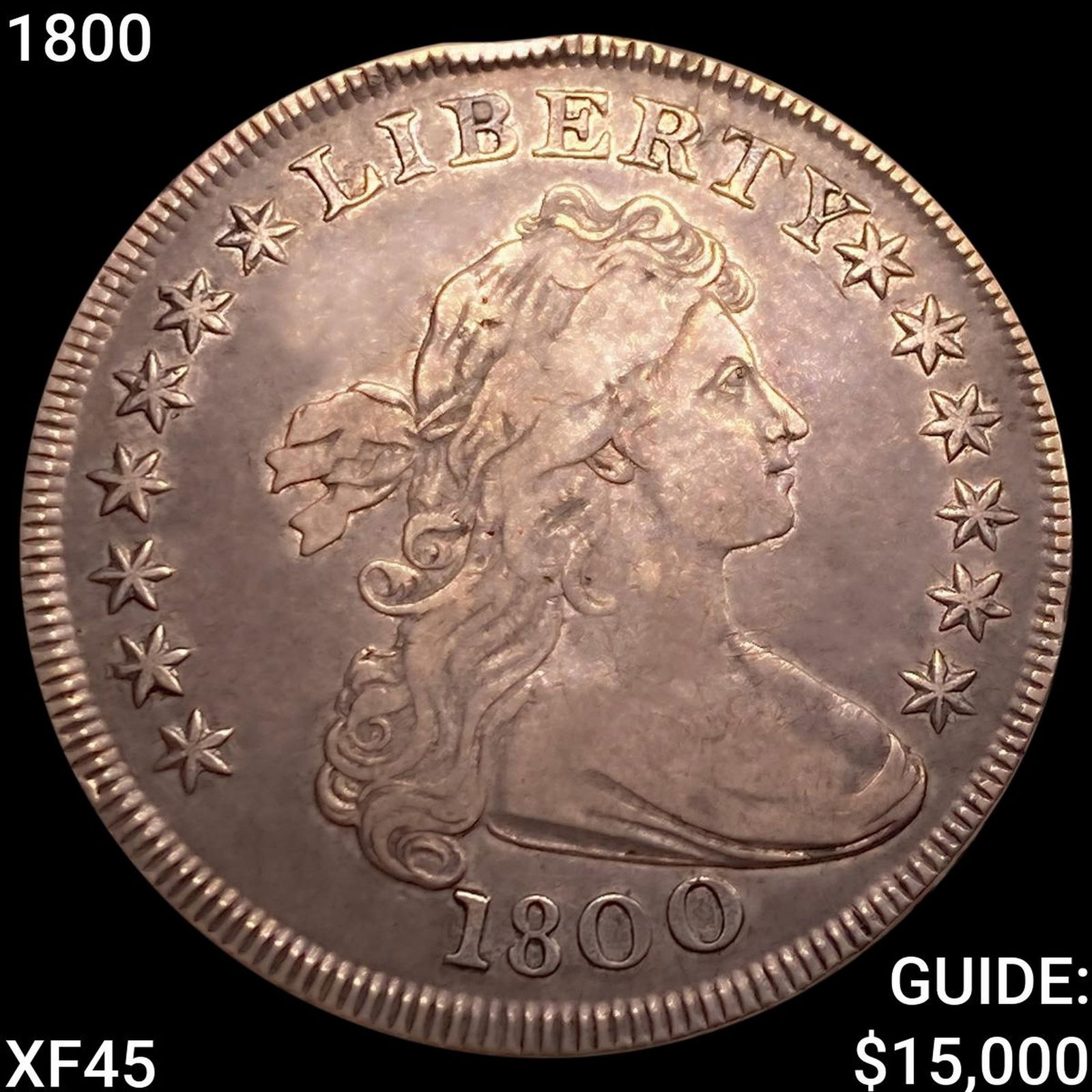 1800 Draped Bust Dollar NEARLY UNCIRCULATED (1 of 2)