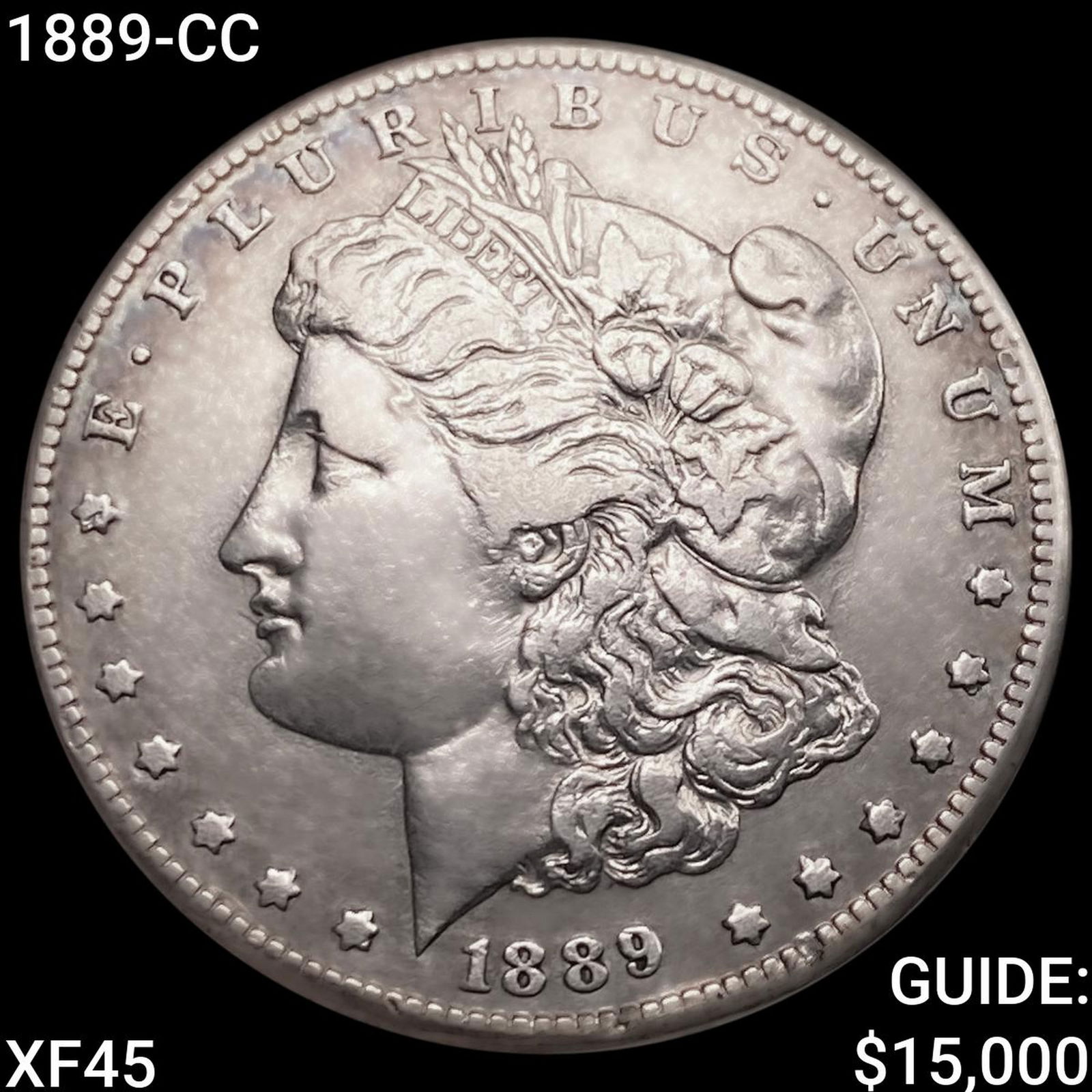 1889-CC Morgan Silver Dollar NEARLY UNCIRCULATED (1 of 2)