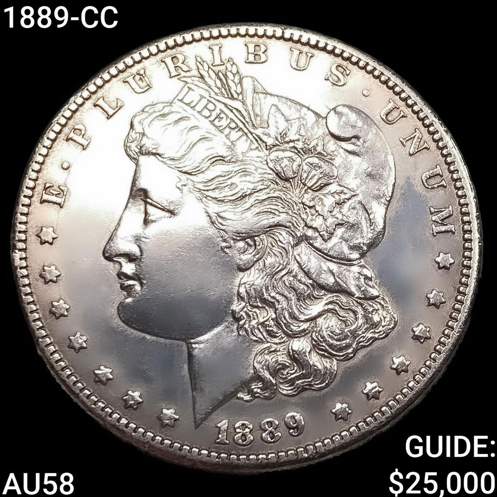 1889-CC Morgan Silver Dollar CHOICE AU (1 of 2)
