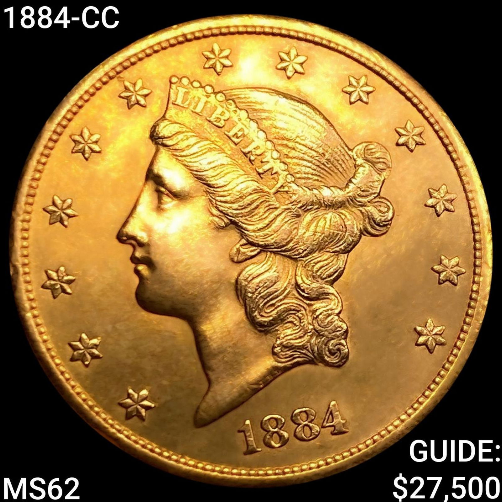1884-CC $20 Gold Double Eagle UNCIRCULATED (1 of 2)