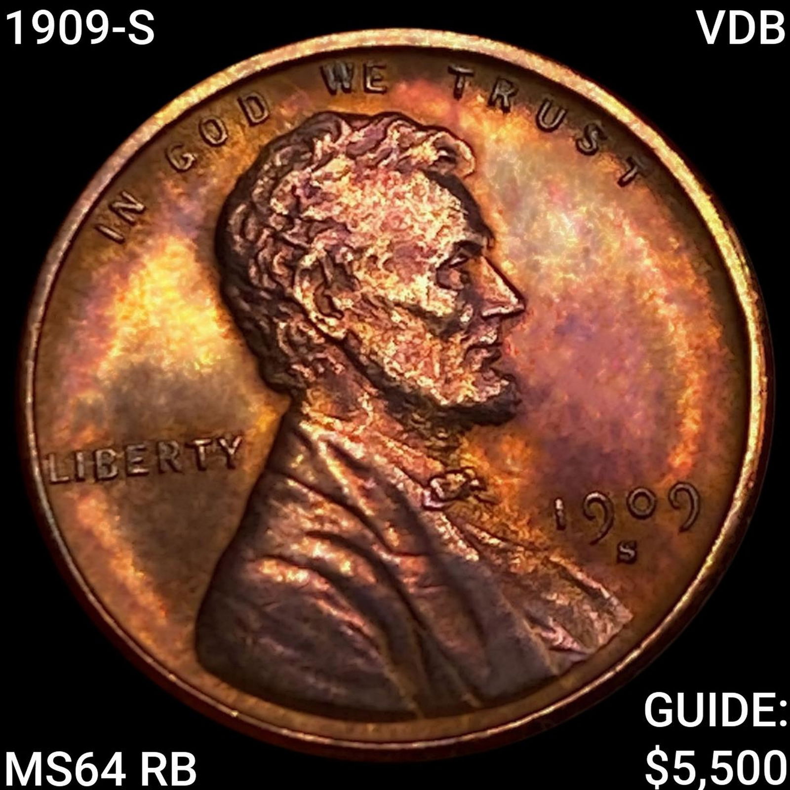 1909-S VDB Wheat Cent CHOICE BU (1 of 2)