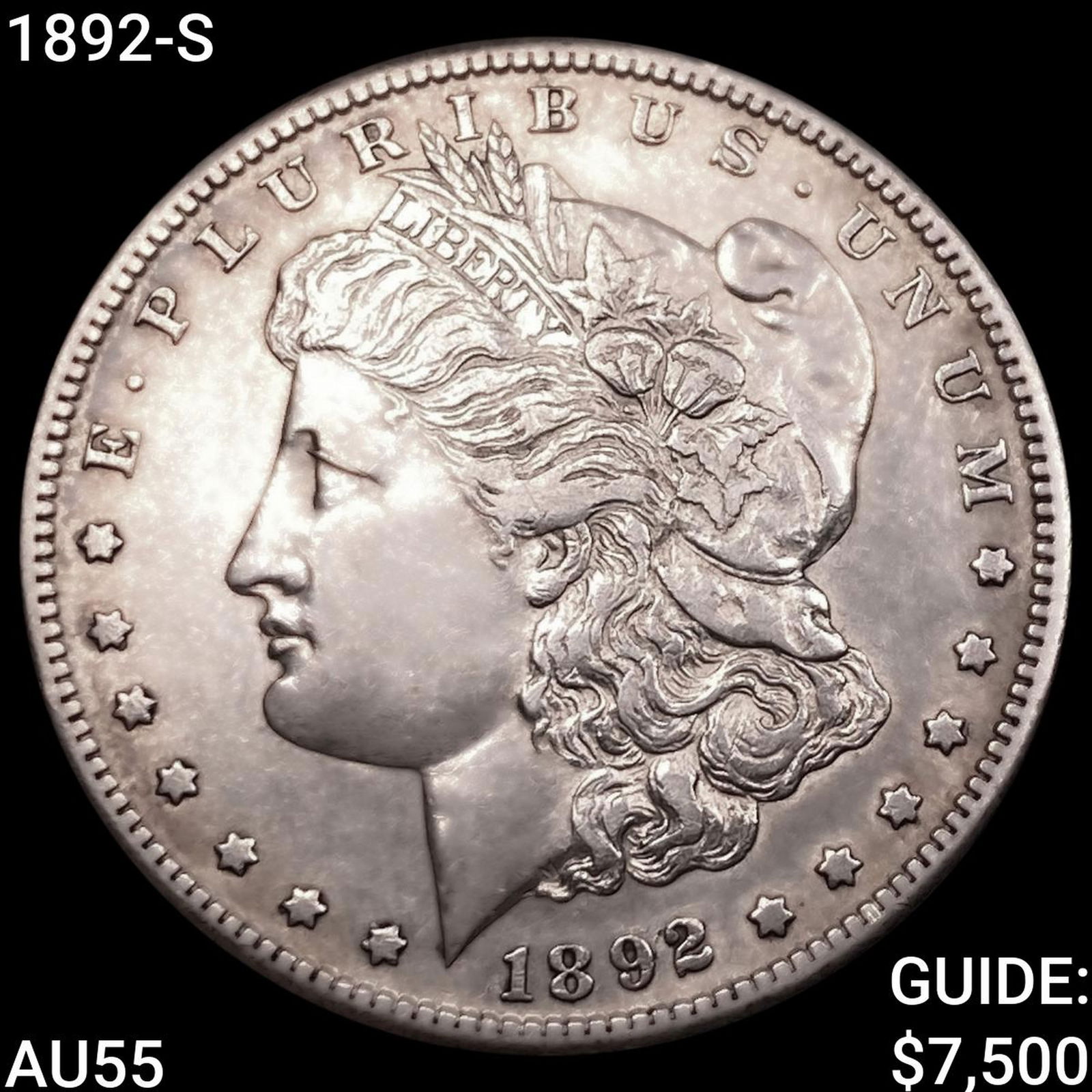 1892-S Morgan Silver Dollar HIGH GRADE (1 of 2)