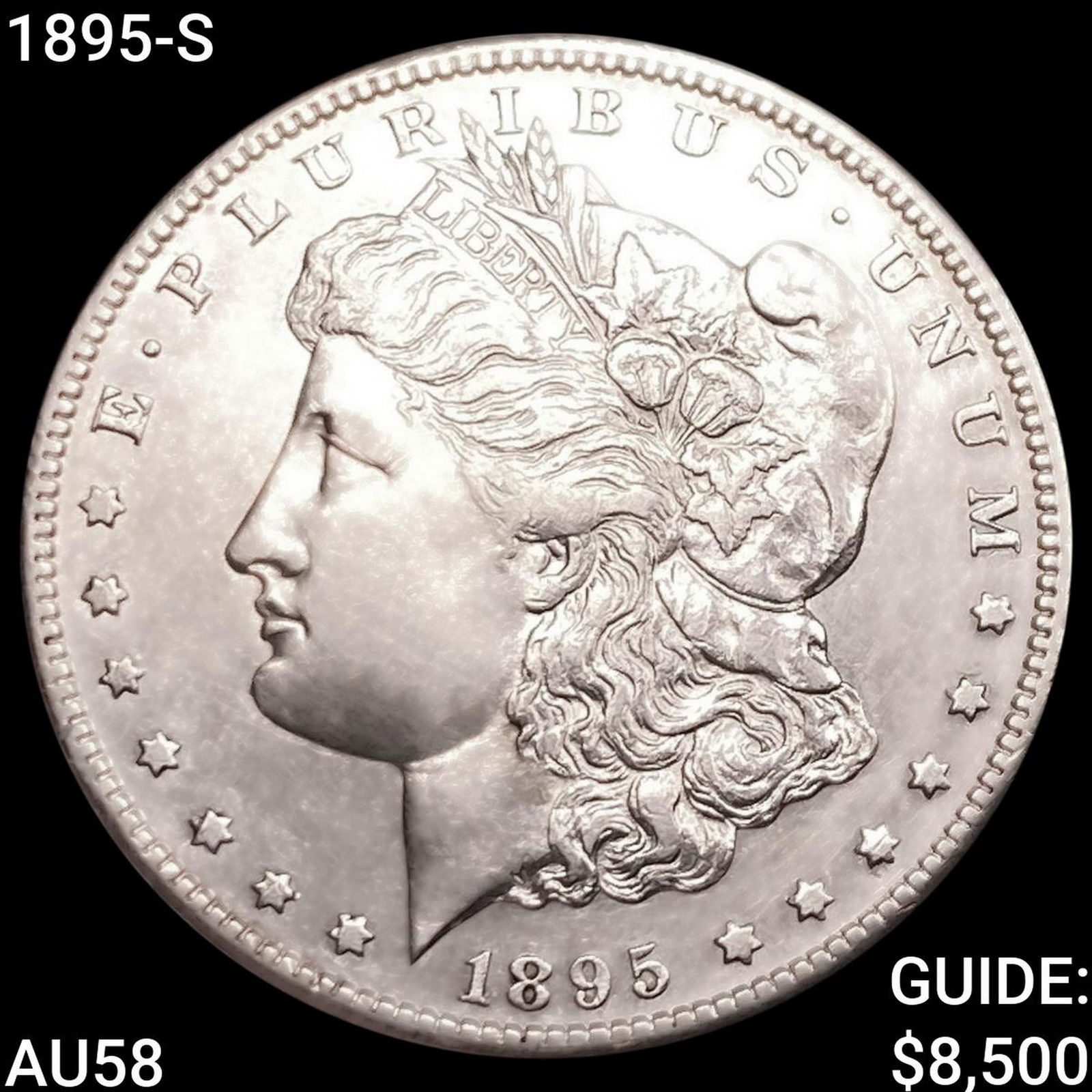 1895-S Morgan Silver Dollar CHOICE AU (1 of 2)