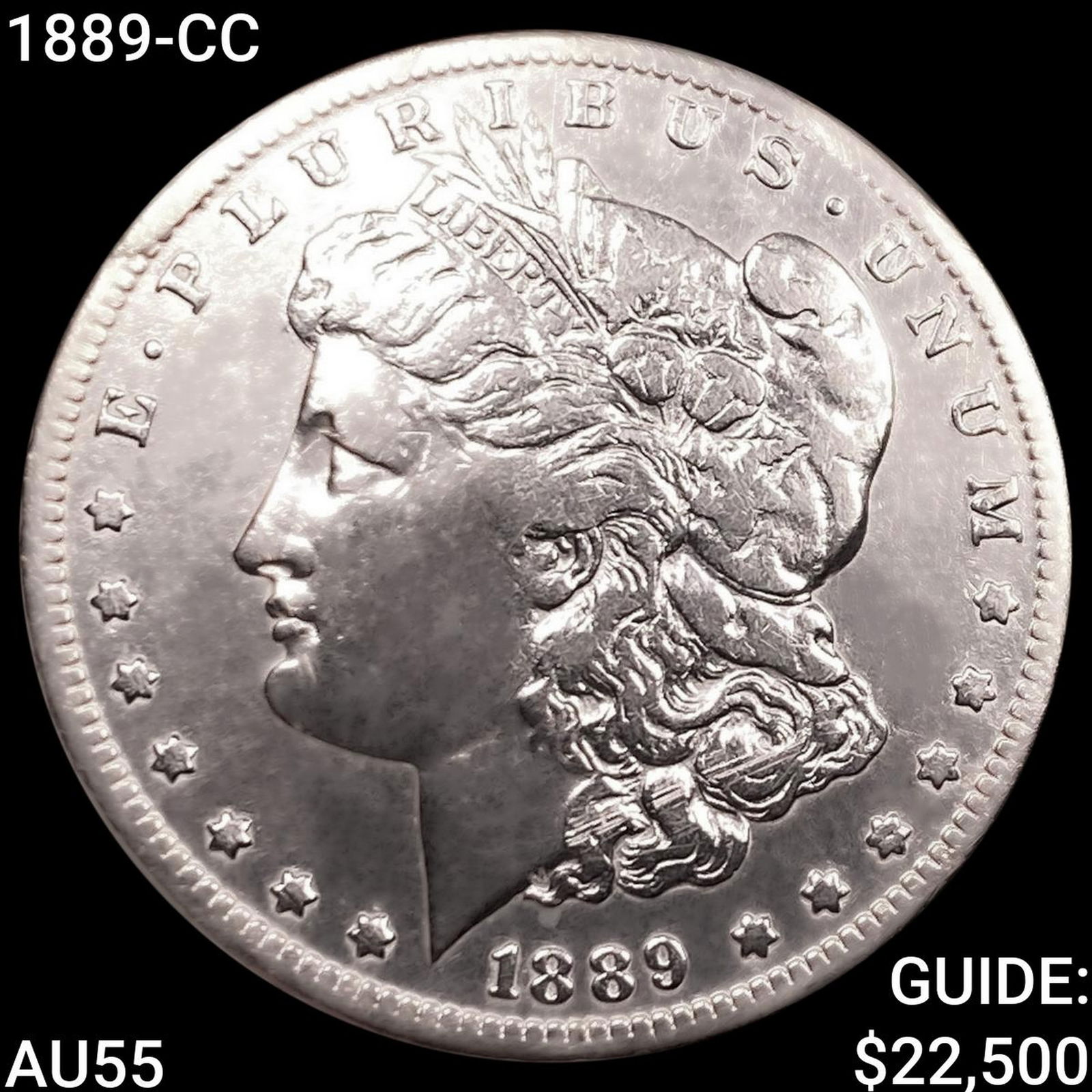 1889-CC Morgan Silver Dollar HIGH GRADE (1 of 2)