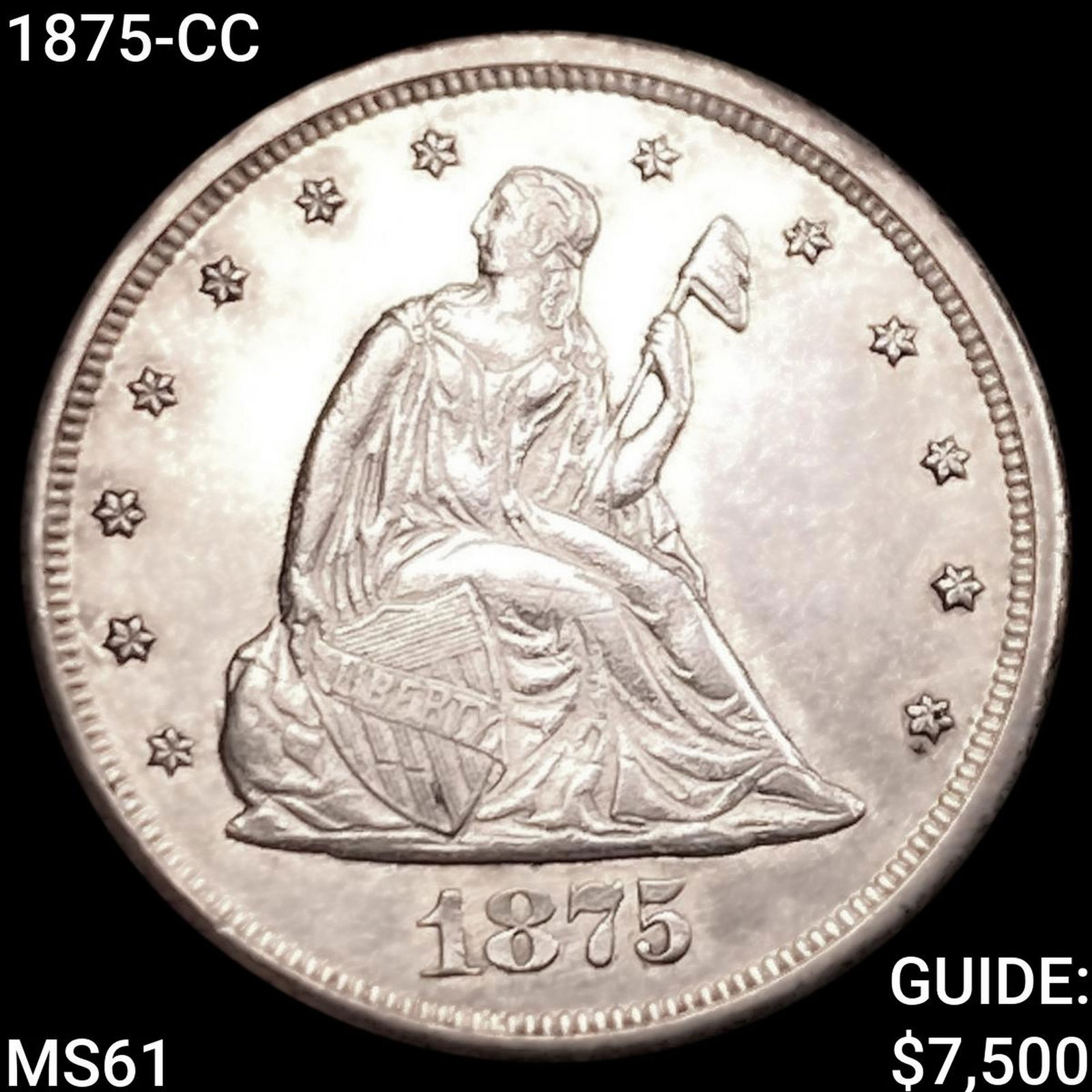 1875-CC Twenty Cent Piece UNCIRCULATED (1 of 2)