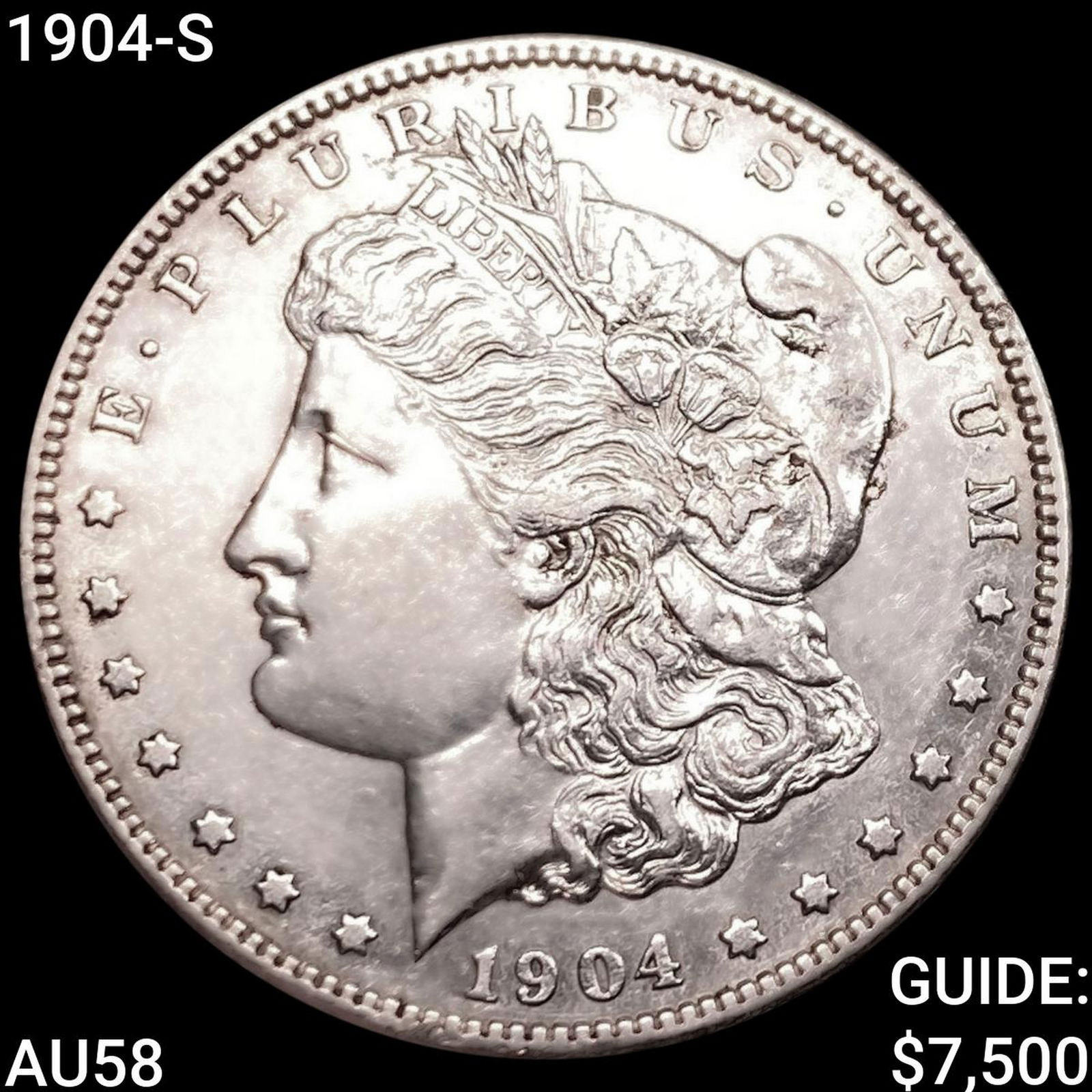 1904-S Morgan Silver Dollar CHOICE AU (1 of 2)