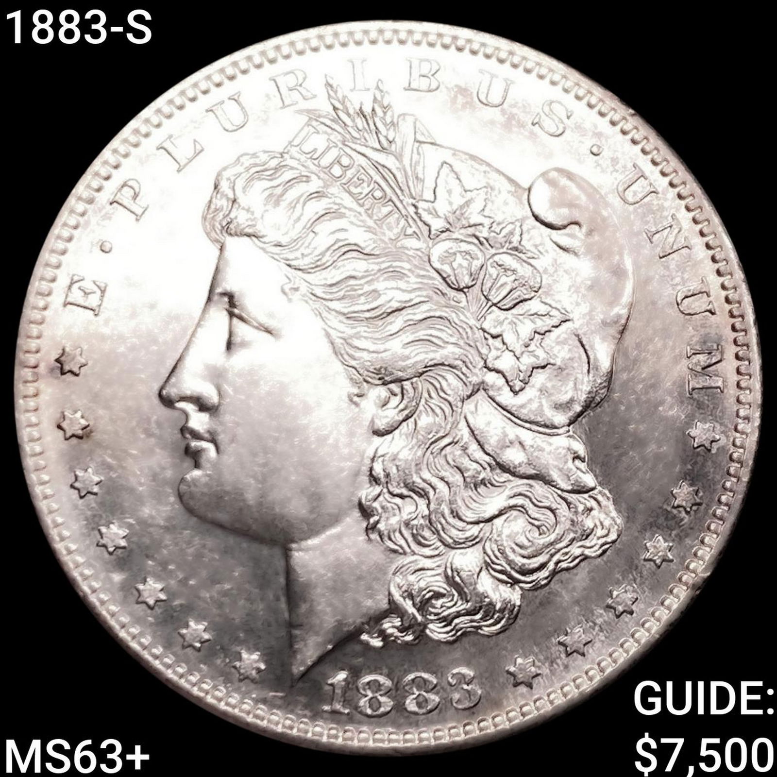 1883-S Morgan Silver Dollar CHOICE BU+ (1 of 2)
