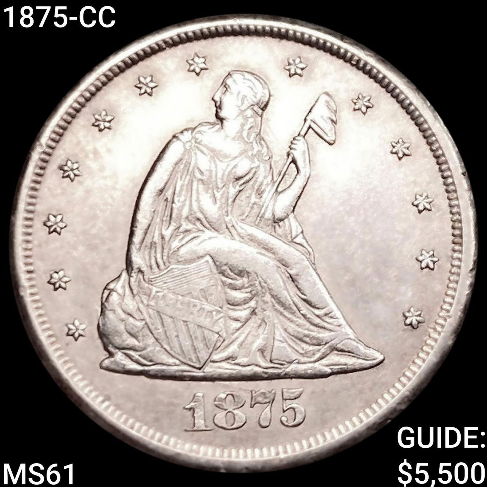 1875-CC Twenty Cent Piece UNCIRCULATED (1 of 2)