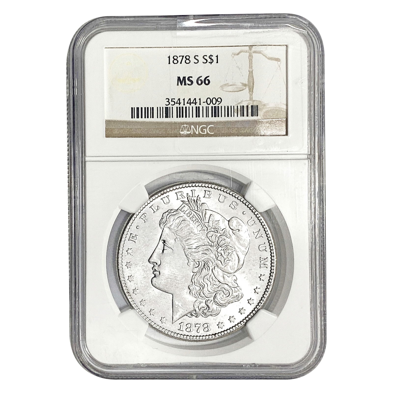 1878-S Morgan Silver Dollar NGC MS66 (1 of 2)