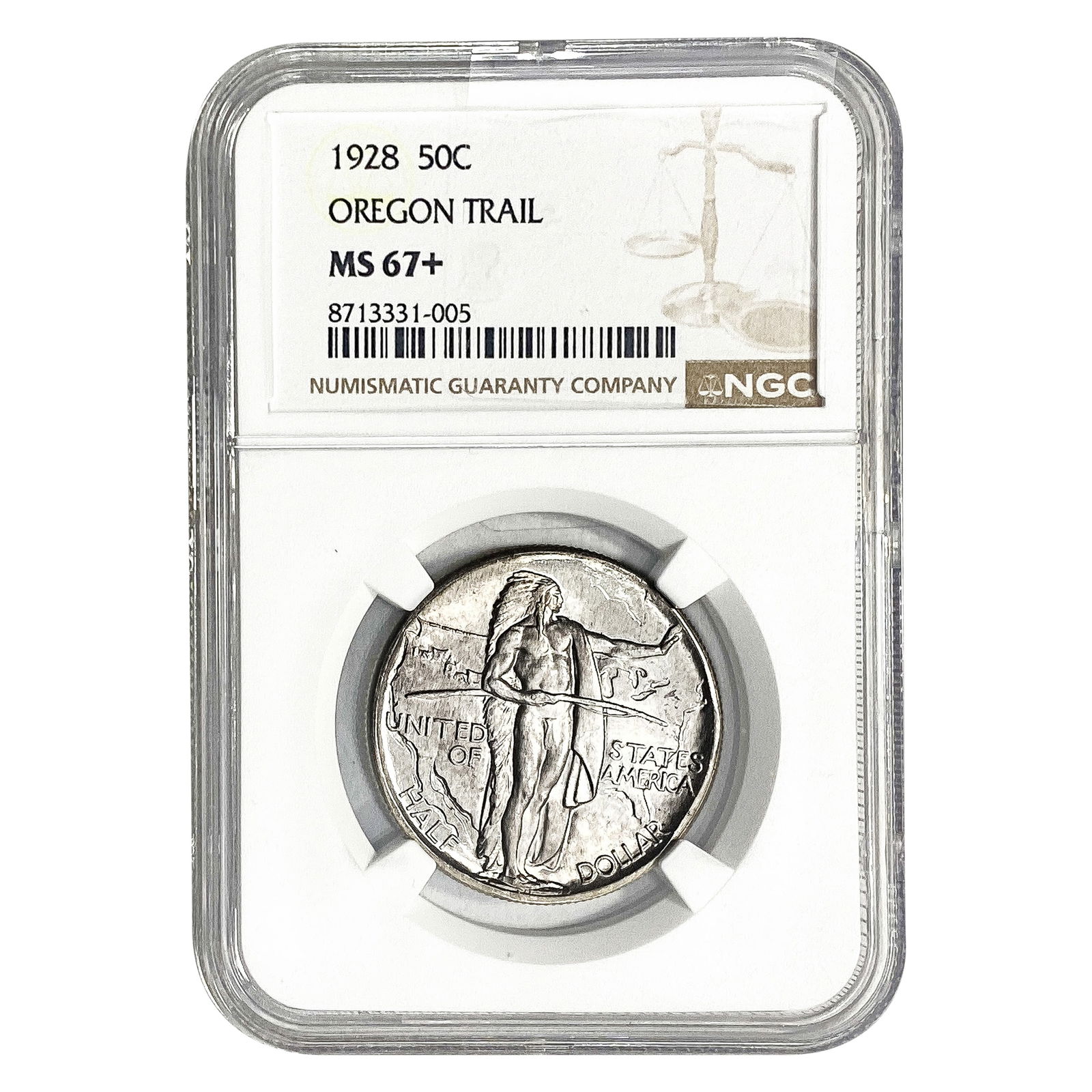 1928 Oregon Trail Half Dollar NGC MS67+ (1 of 2)