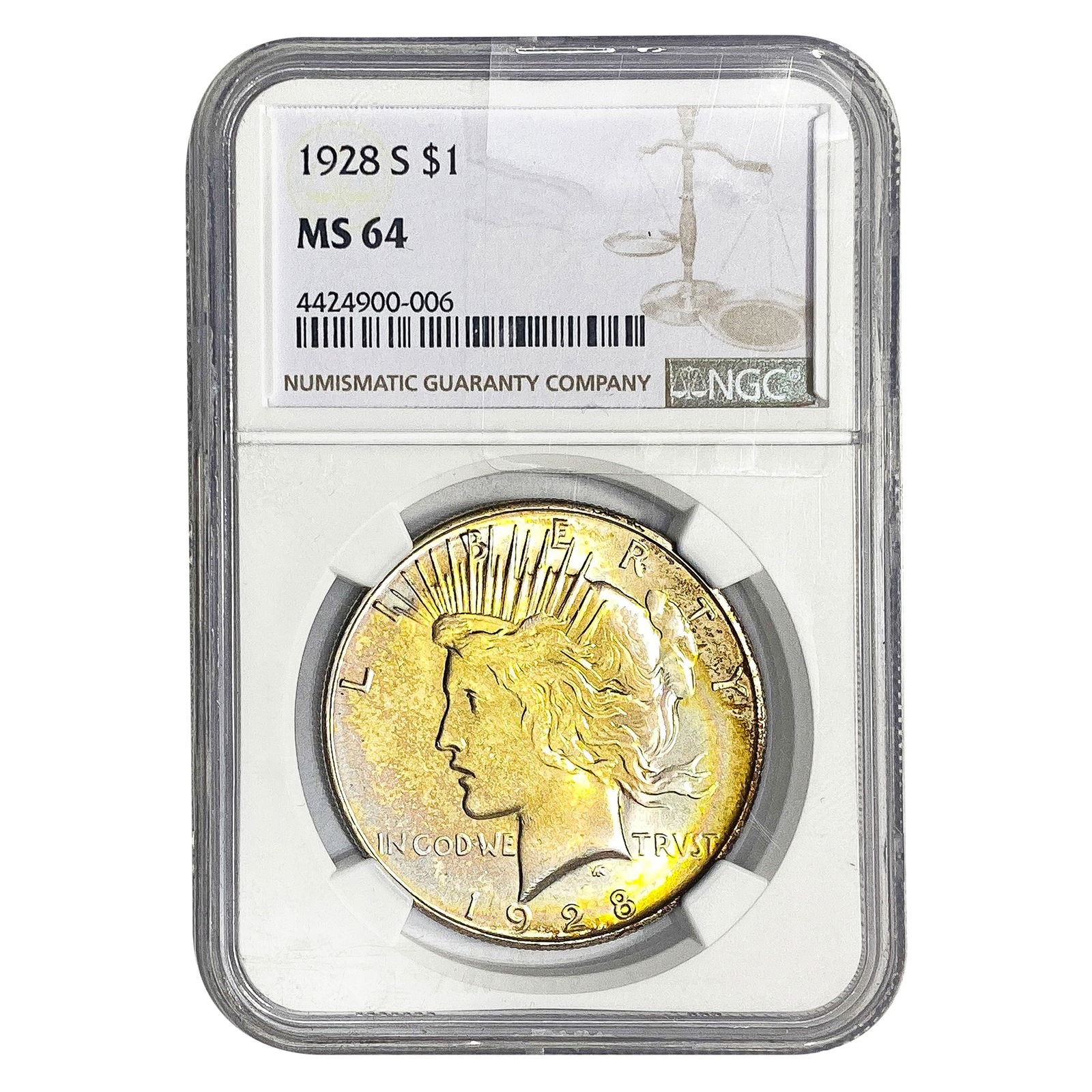 1928-S Silver Peace Dollar NGC MS64 (1 of 2)