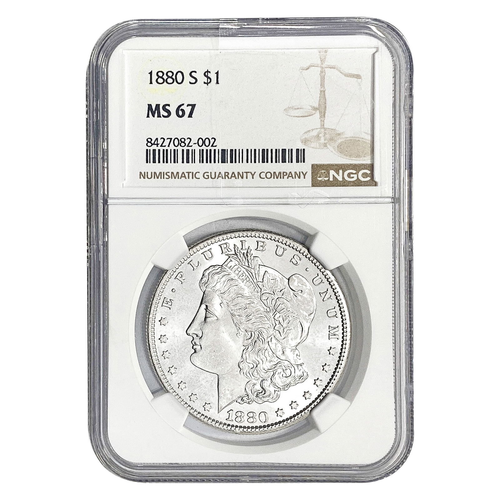 1880-S Morgan Silver Dollar NGC MS67 (1 of 2)