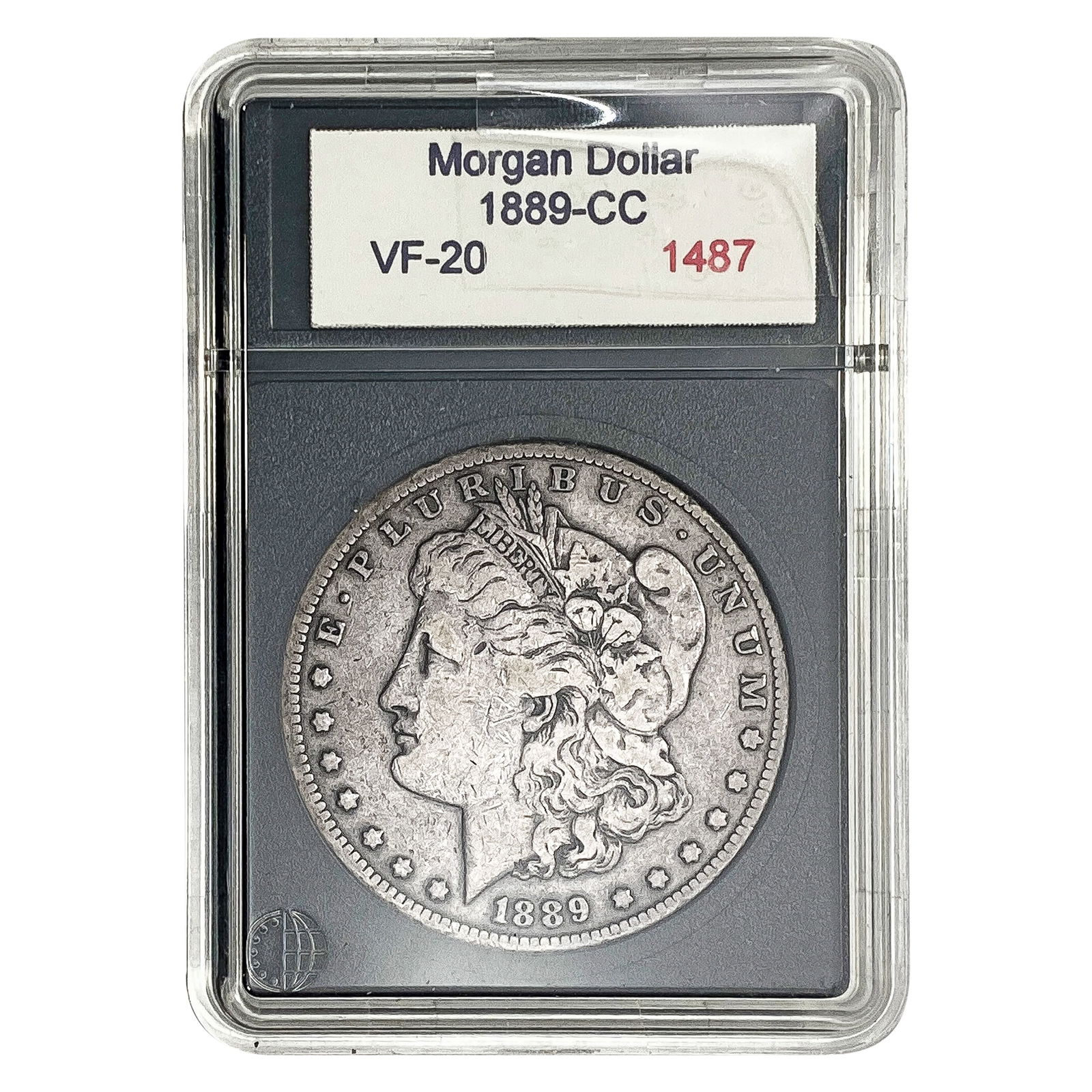 1899-CC Morgan Silver Dollar CW VF20: 1899-CC Morgan Silver Dollar CW VF20