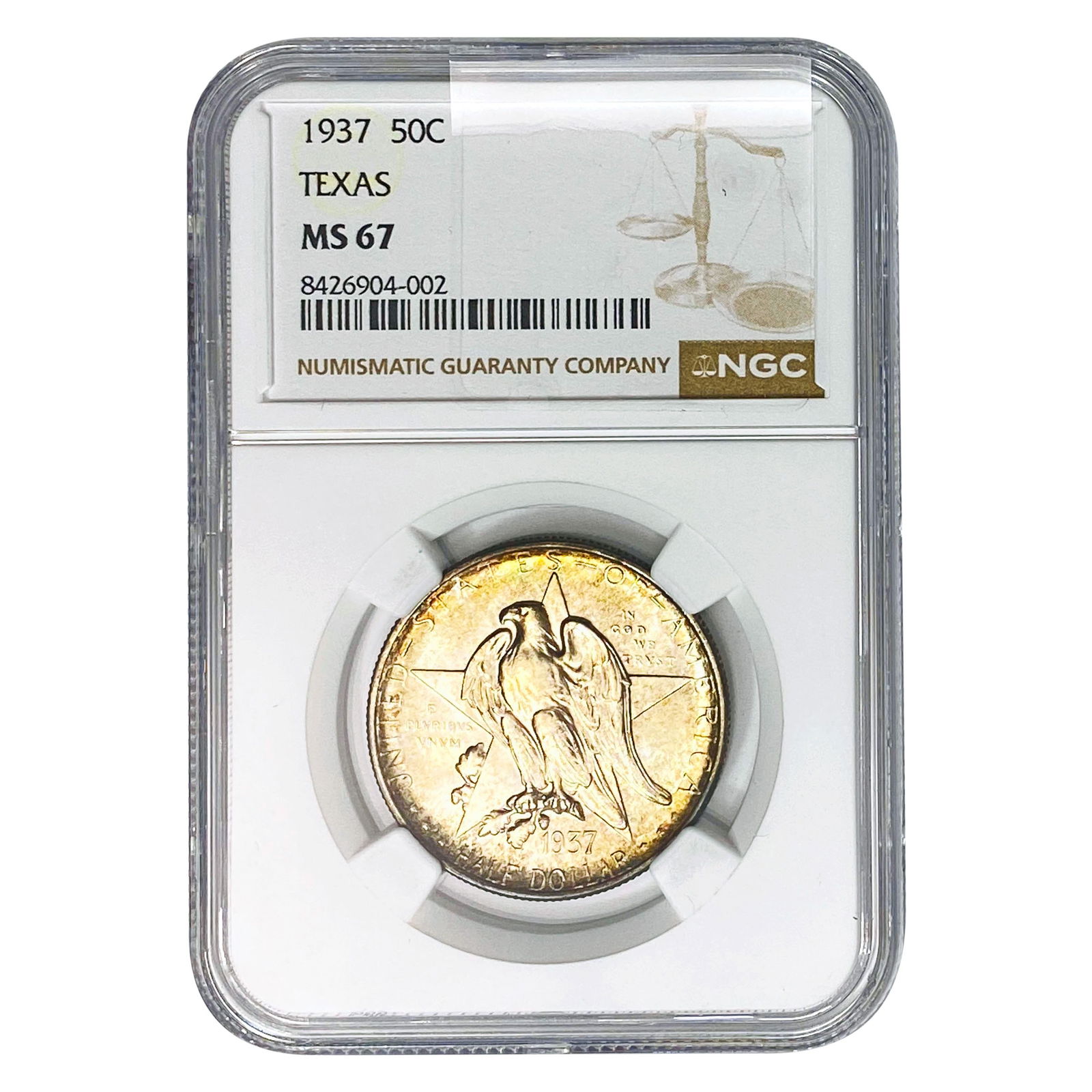 1937 Texas Half Dollar NGC MS67 (1 of 2)