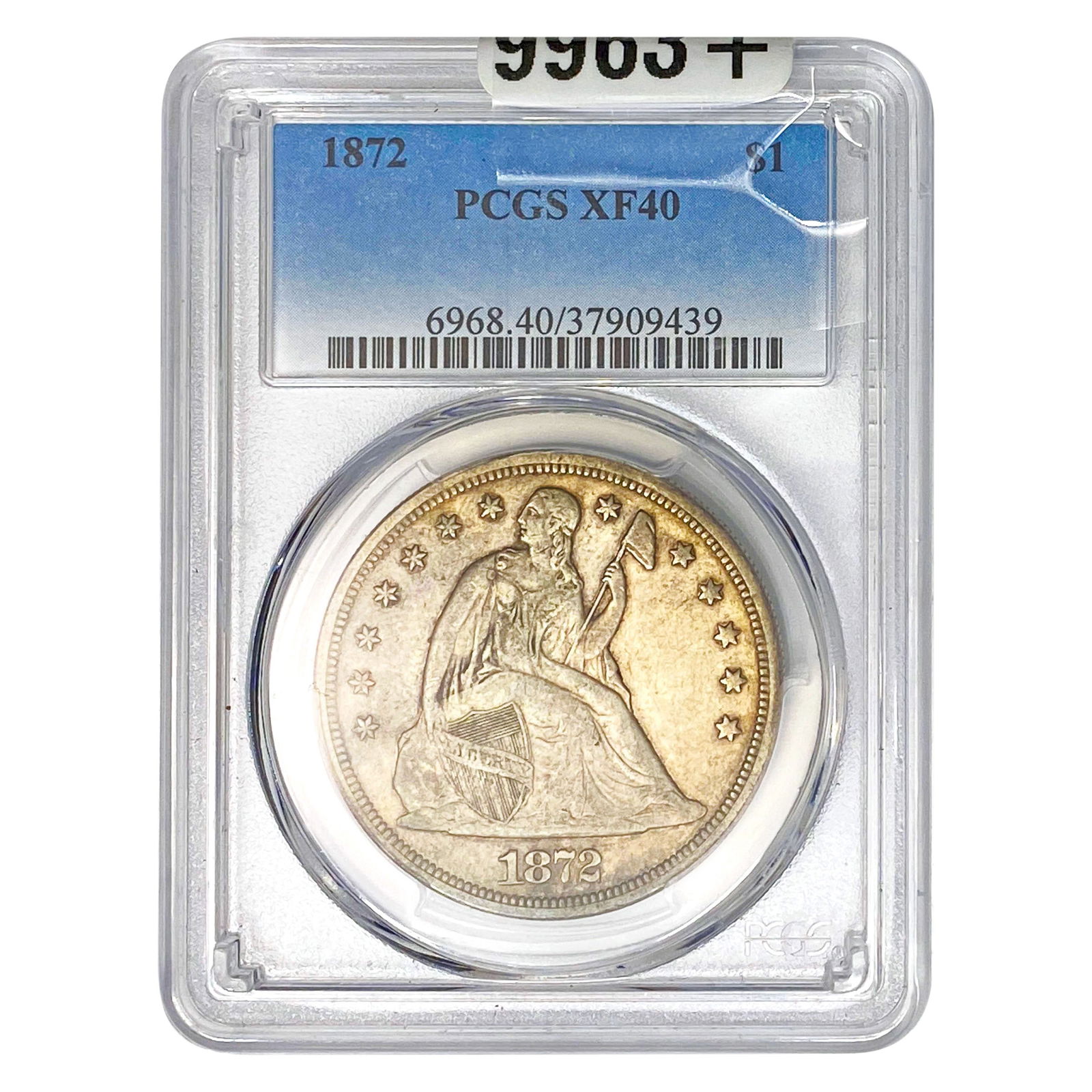 1872 Seated Liberty Dollar PCGS XF40 (1 of 2)