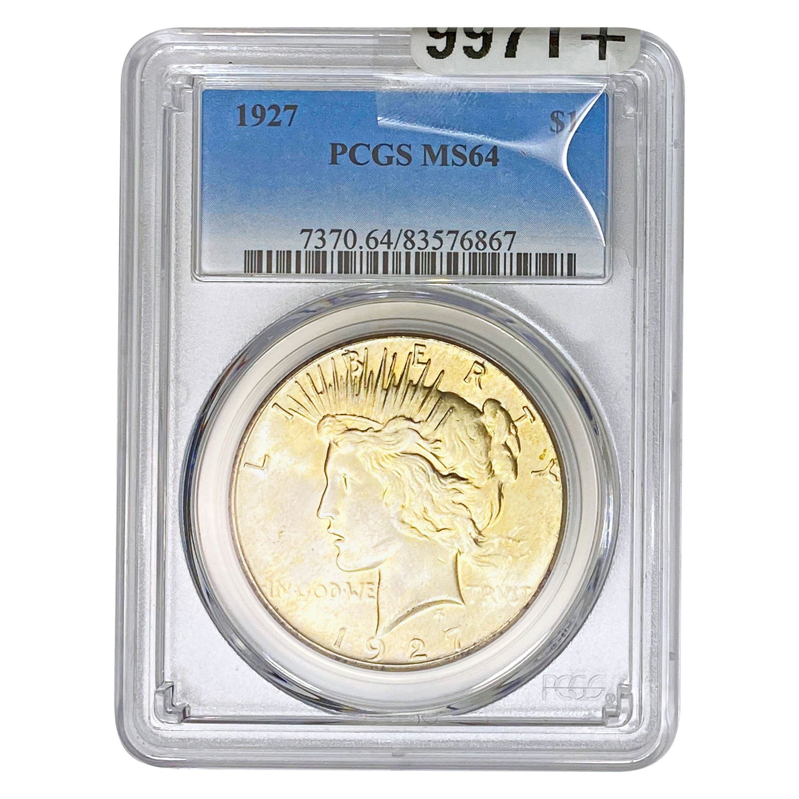 1927 Silver Peace Dollar PCGS MS64 (1 of 2)