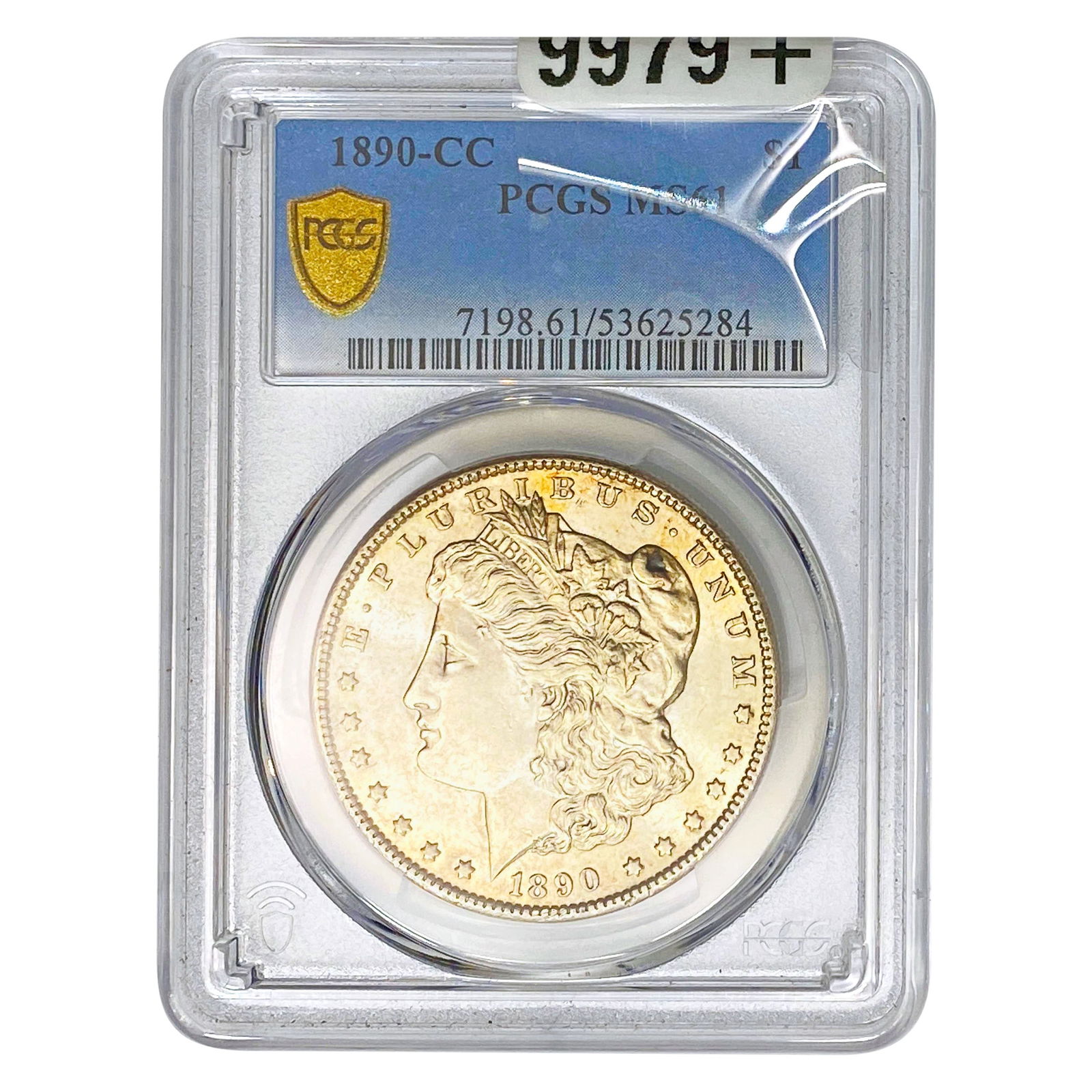 1890-CC Morgan Silver Dollar PCGS MS61 (1 of 2)