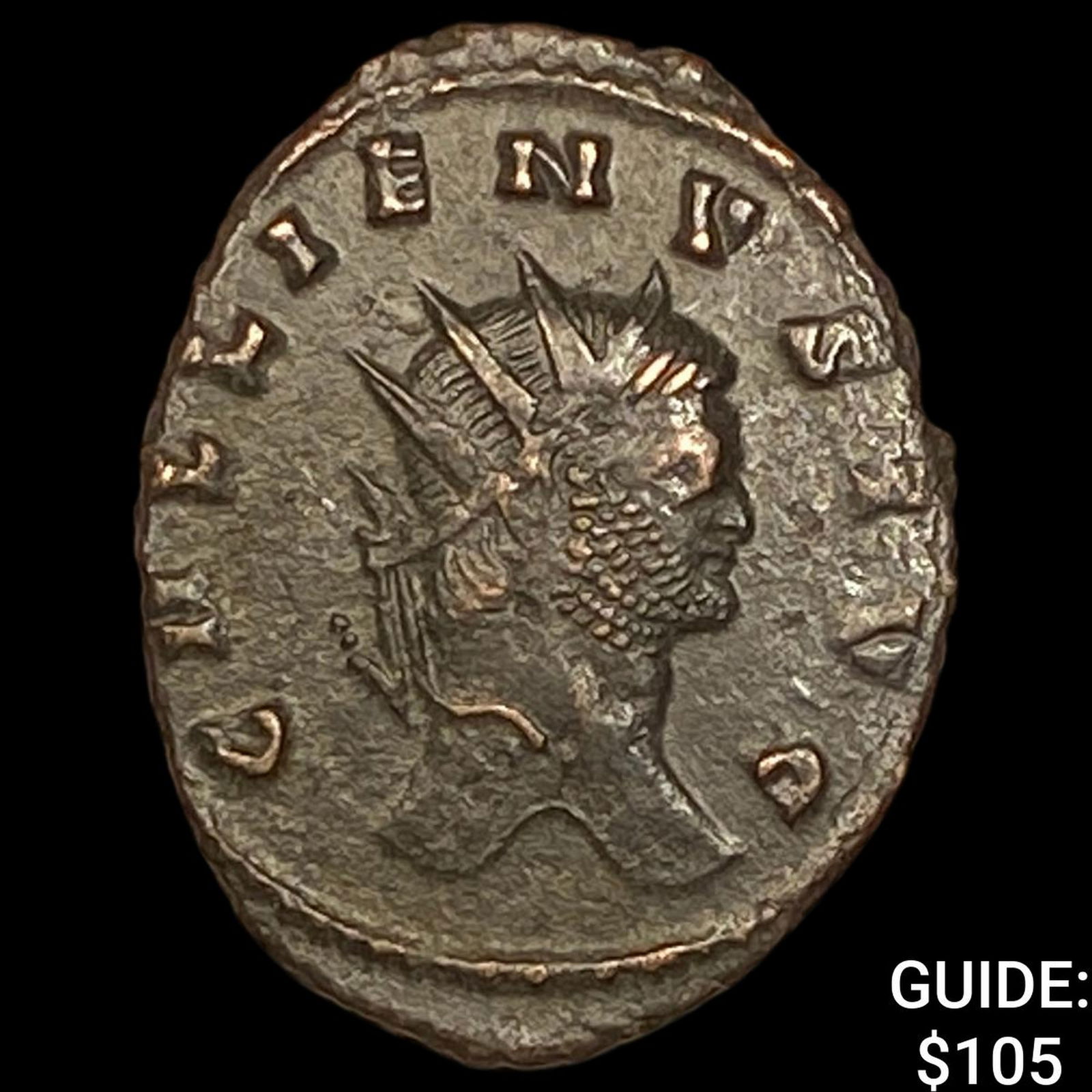 Roman Gallienus 253-268 AD BI Dbl Denarius CHOICE AU (1 of 2)